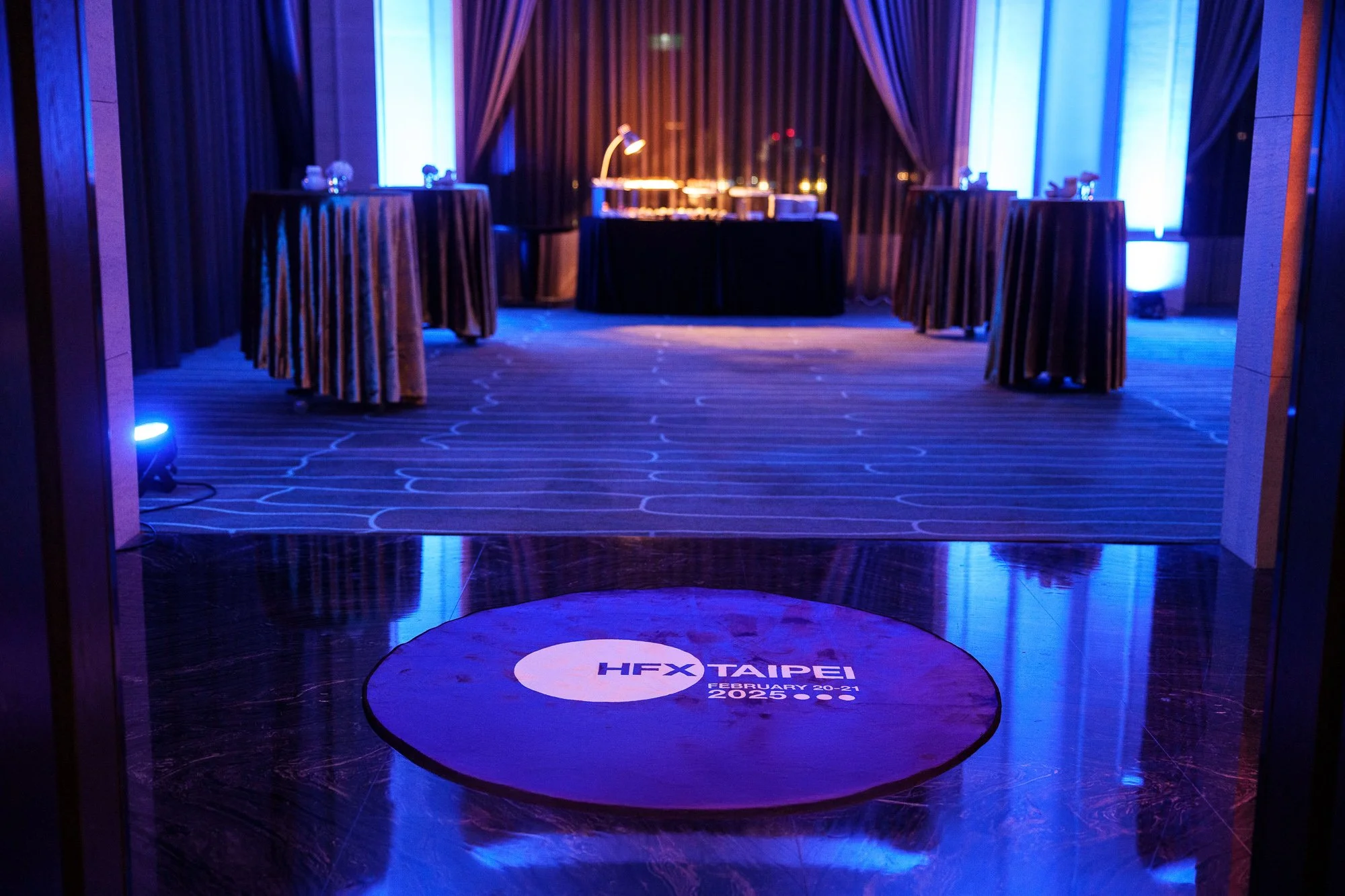 Entrance to the HFX Taipei Global Security Conference event