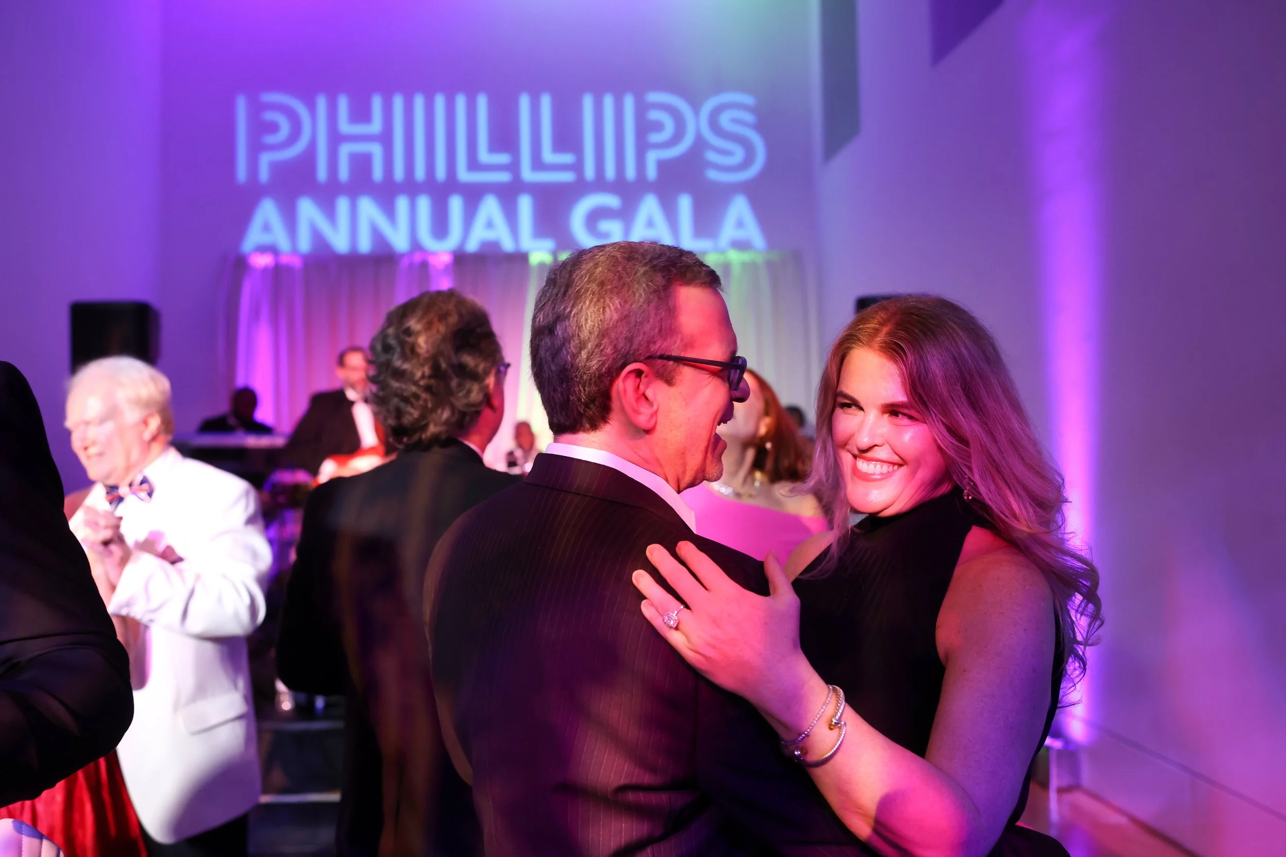 Couple dancing during the Phillips Collection annual gala