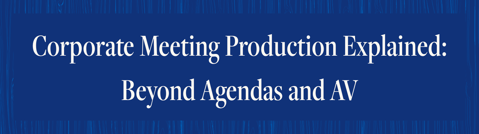 Blog header image with blog title