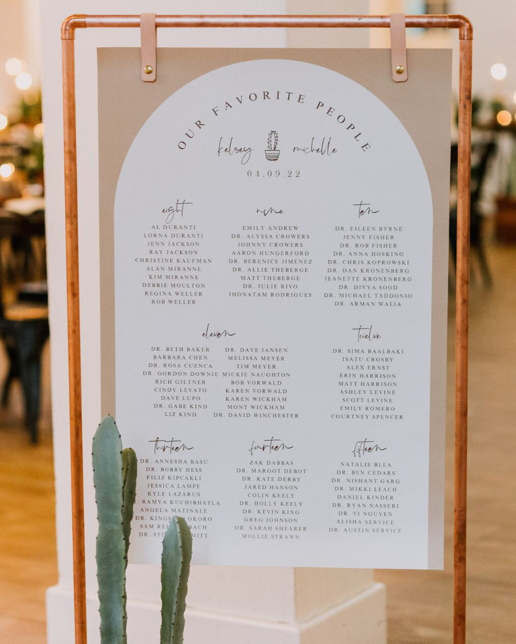 I spy with my little eye, a seating chart listing a room full of a couple&rsquo;s favorite people - and quite a room full of Doctors 🤝

Photography: @letsfrolictogether
Planning: @monikerevents @lunawilddesign @taymorrison_
Florals: @ahrflorals
Cate