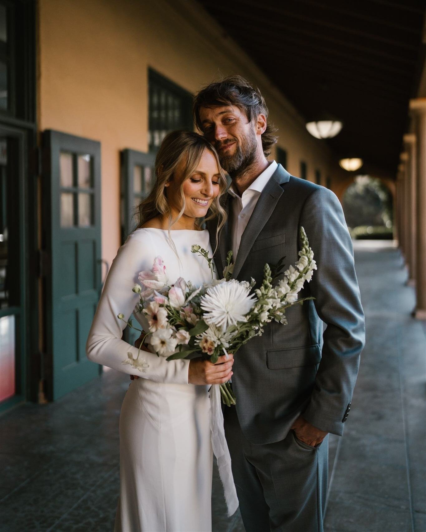 Chris + Deia held their ceremony and reception at The Patio at Moniker General, our intimate venue down the road in @libertystation. But decided to make a quick stop at 177, for the most intimate photos! We're here to show them off 😍

Photographer: 