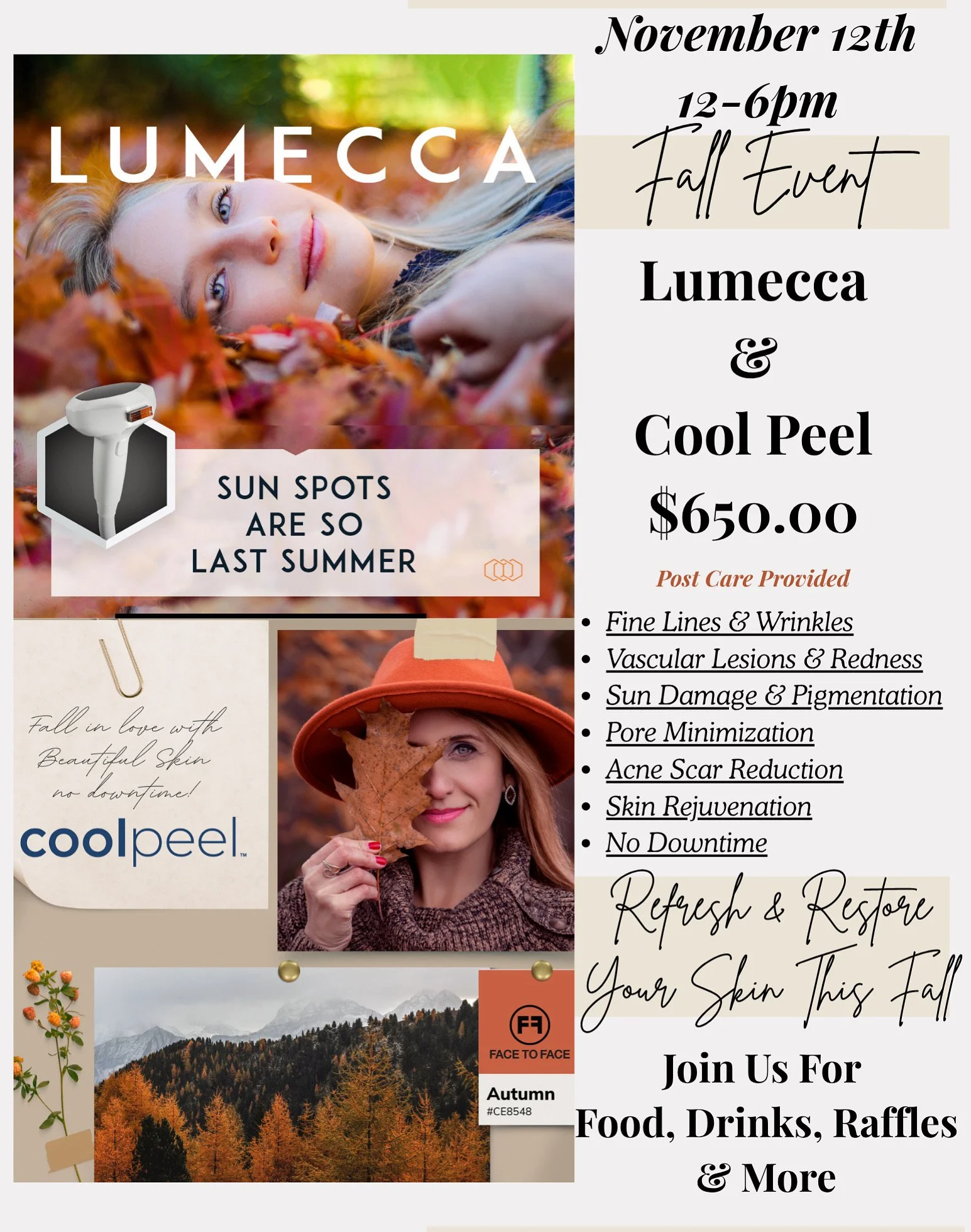 Lumecca & Cool Peel Event