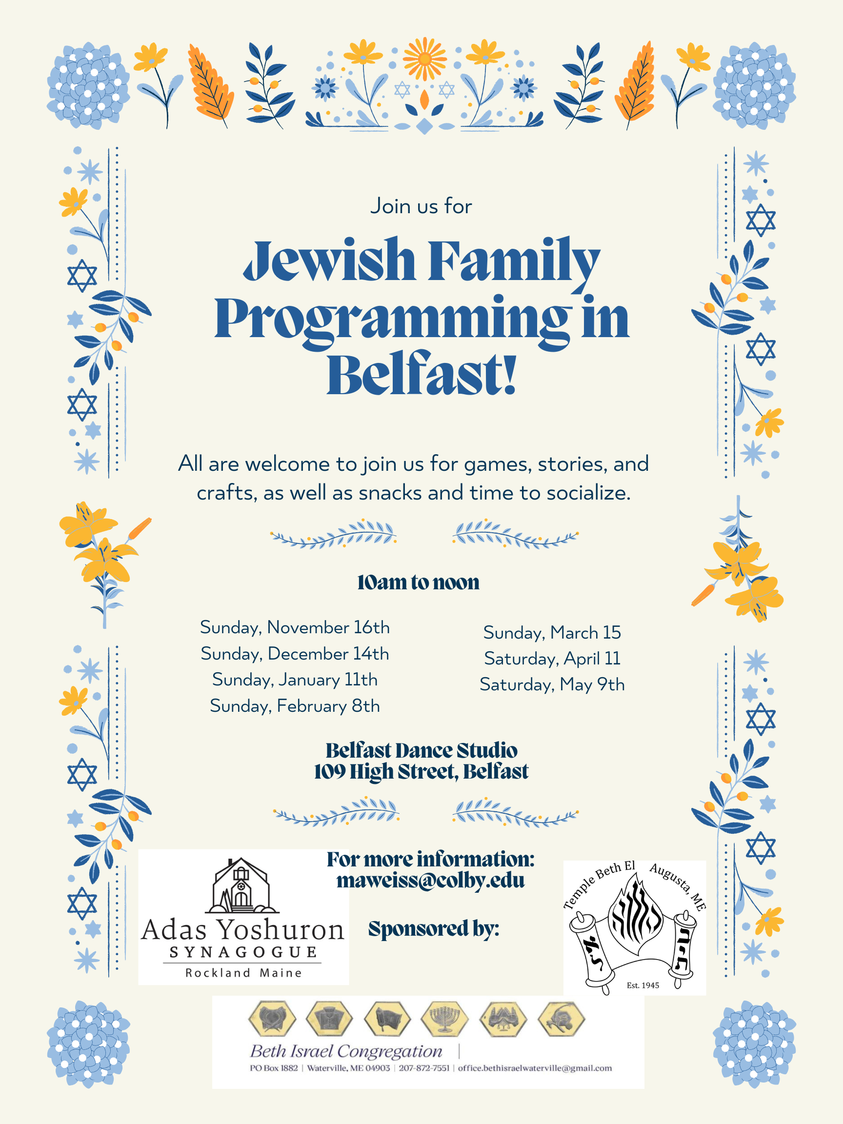 Jewish Family Programming in Belfast 