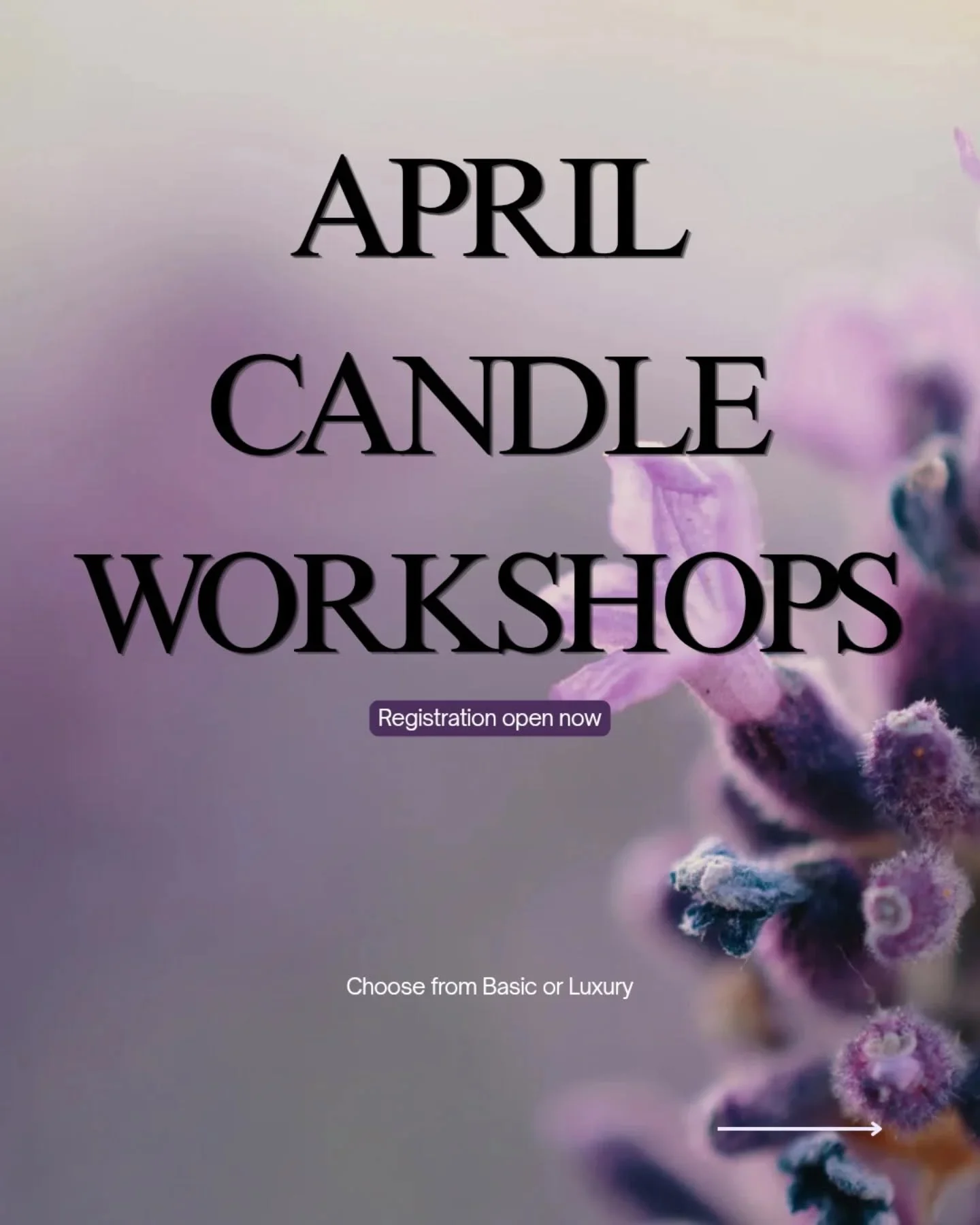 Join us for a cozy moment of intention, creation, and community. Learn the basics of candle making while enjoying light refreshments.

To register, just respond to the poll here and we'll send you a message. 

#ellensburgevents #candlemakingclasses

