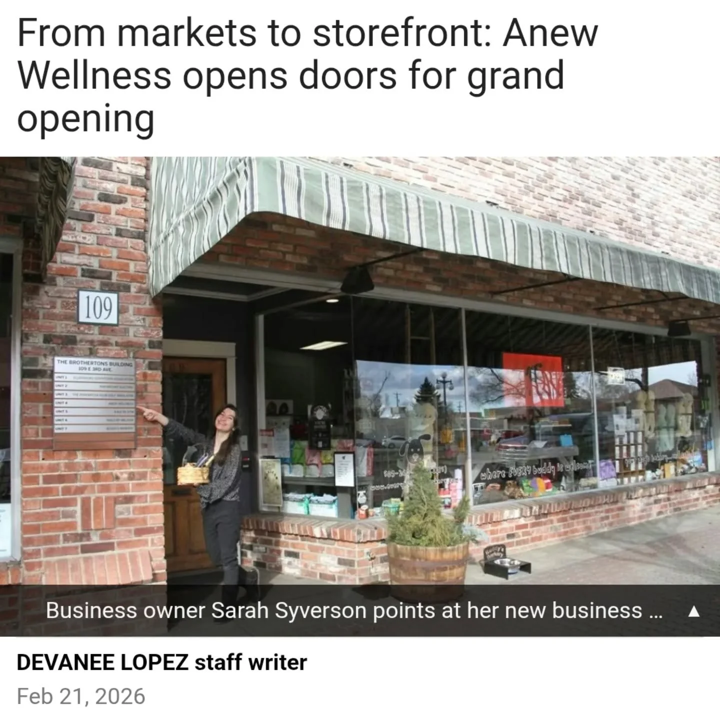 Thank you thank you thank you from the bottom of my heart for an incredible Grand Opening and an incredible first week downtown. I can't begin to give enough thanks to:

Everyone who's supported me in any way, shape, or form from the very beginning 
