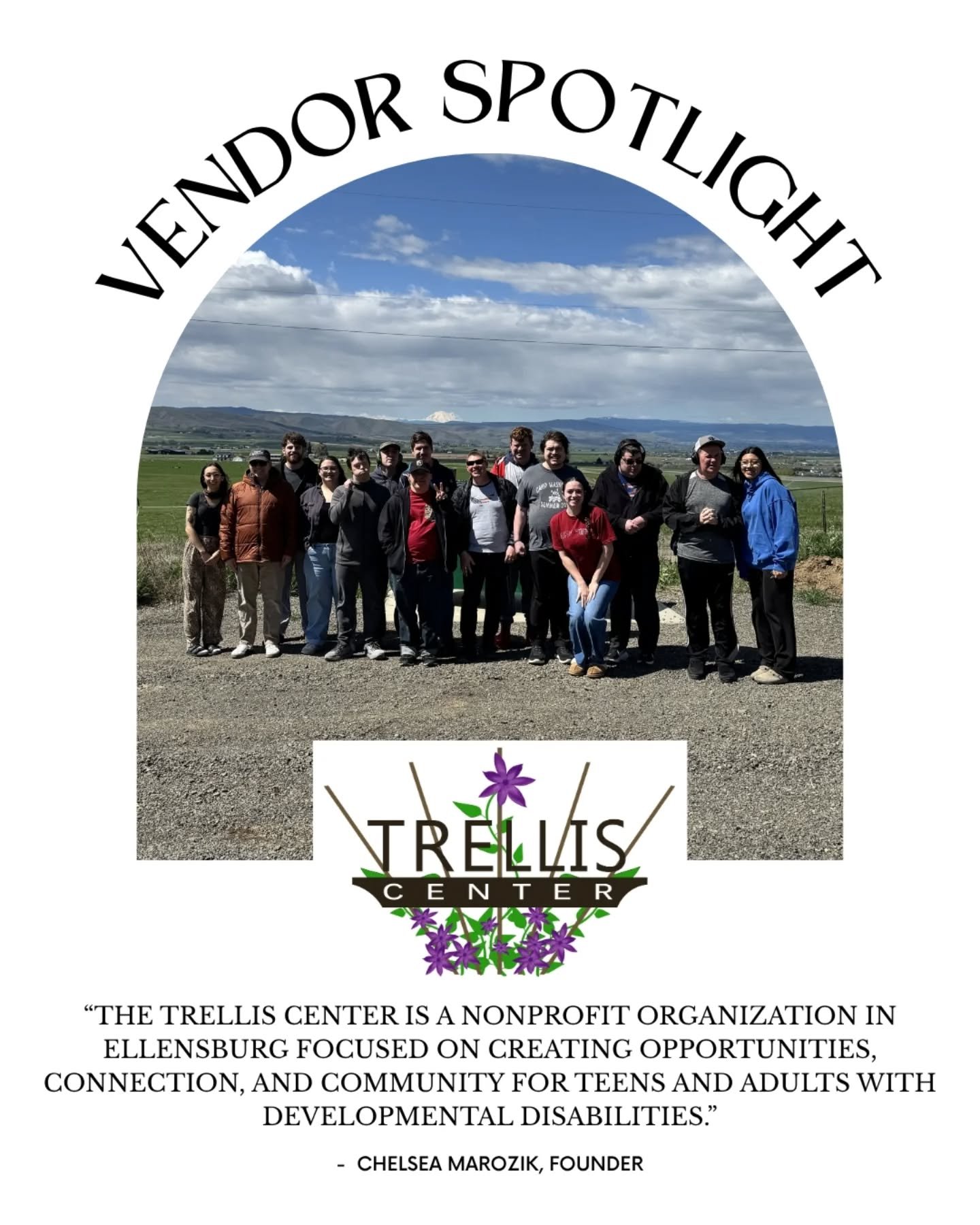 We are thrilled to have the Trellis Center's beautiful delicious candles in our shop alongside our own! 

Some words about the Trellis Center from Chelsea Marozik (the woman in charge ♀️💪🏻):

"The Trellis Center is a nonprofit organization in 