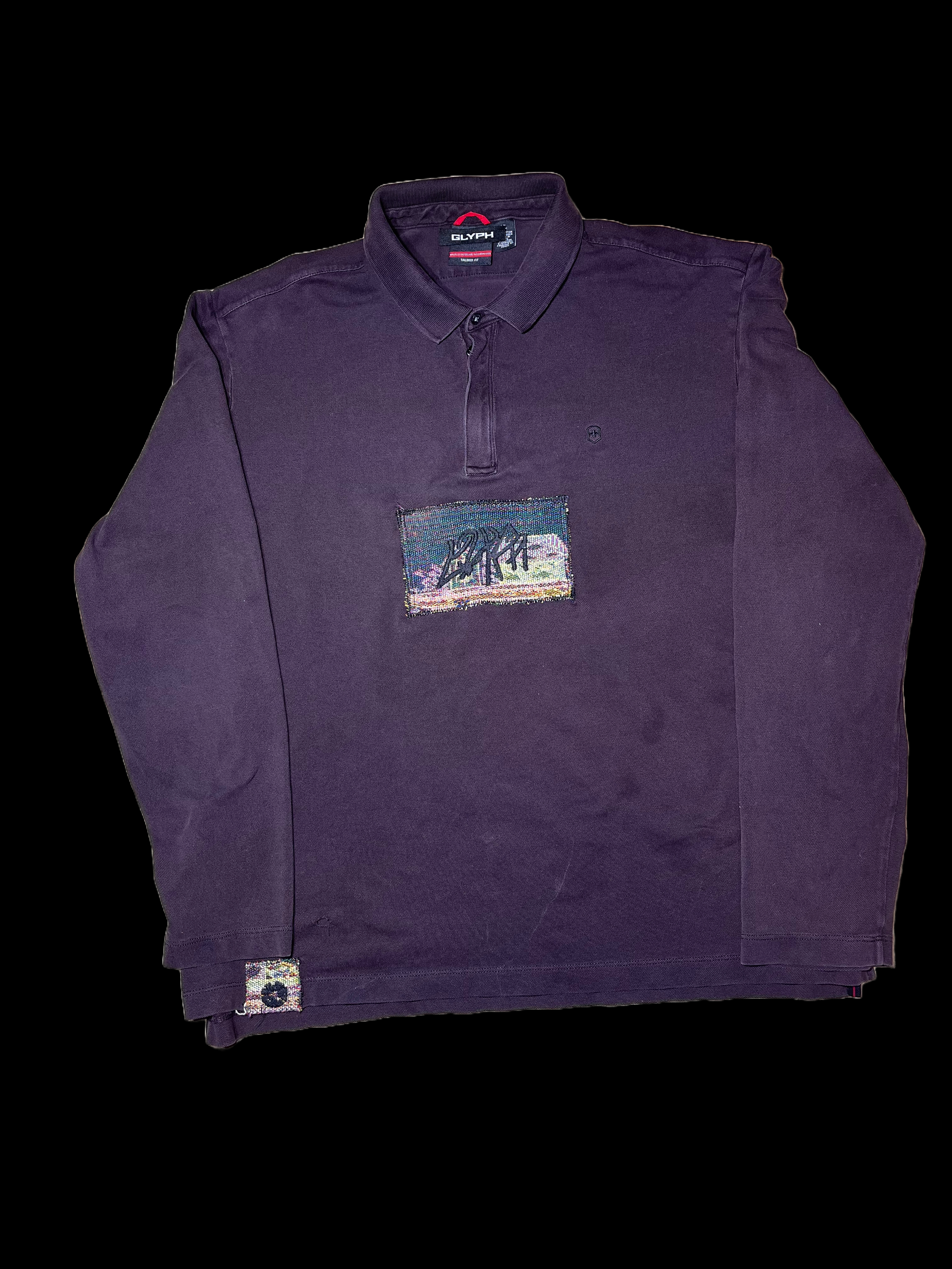 Purple Zipper Polo