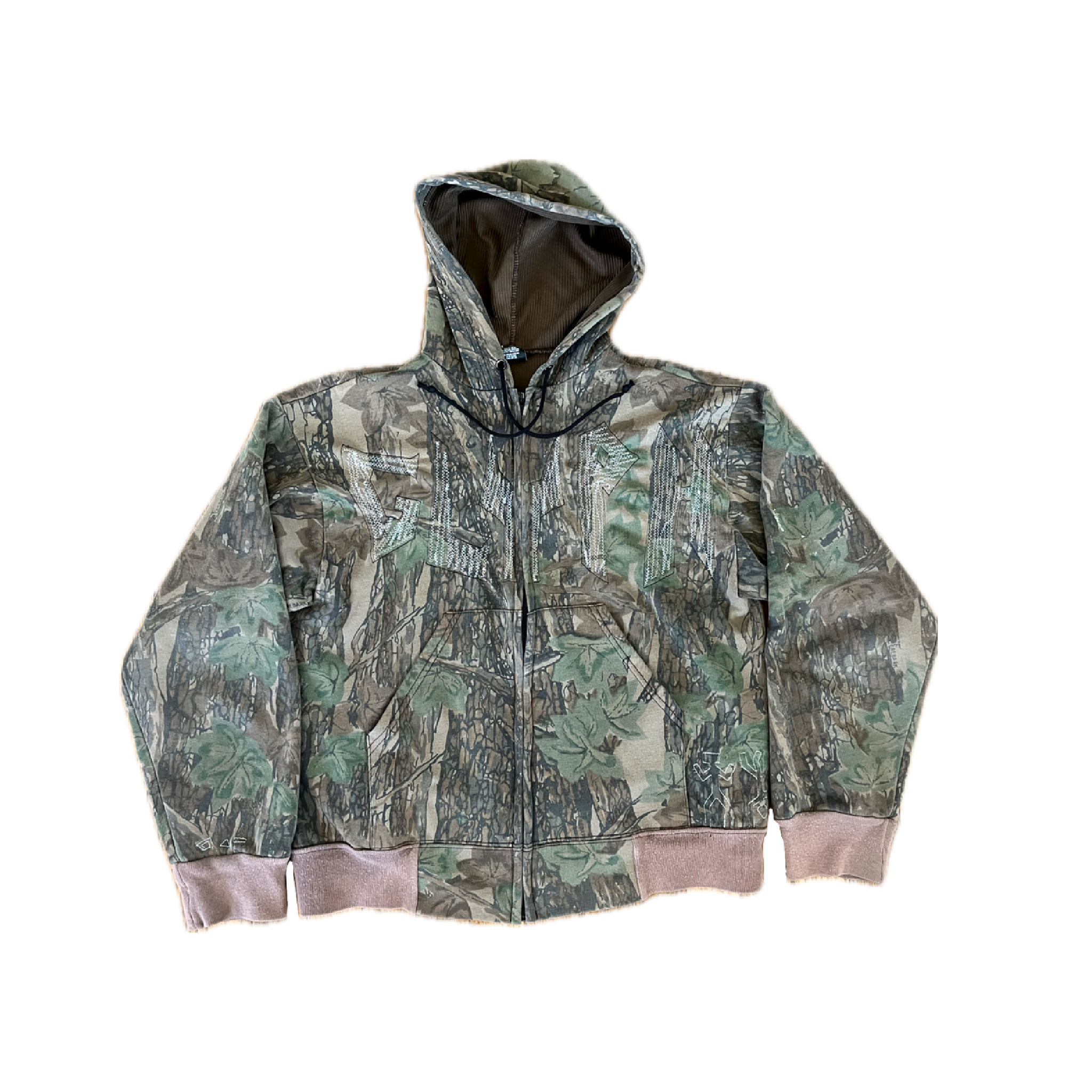 Stitch Glyph Zip Up (80's Blank)