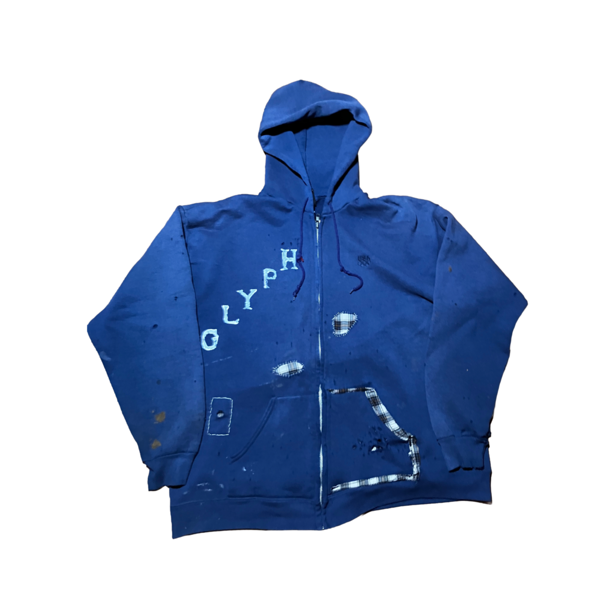 Distressed & Repaired Hoodie