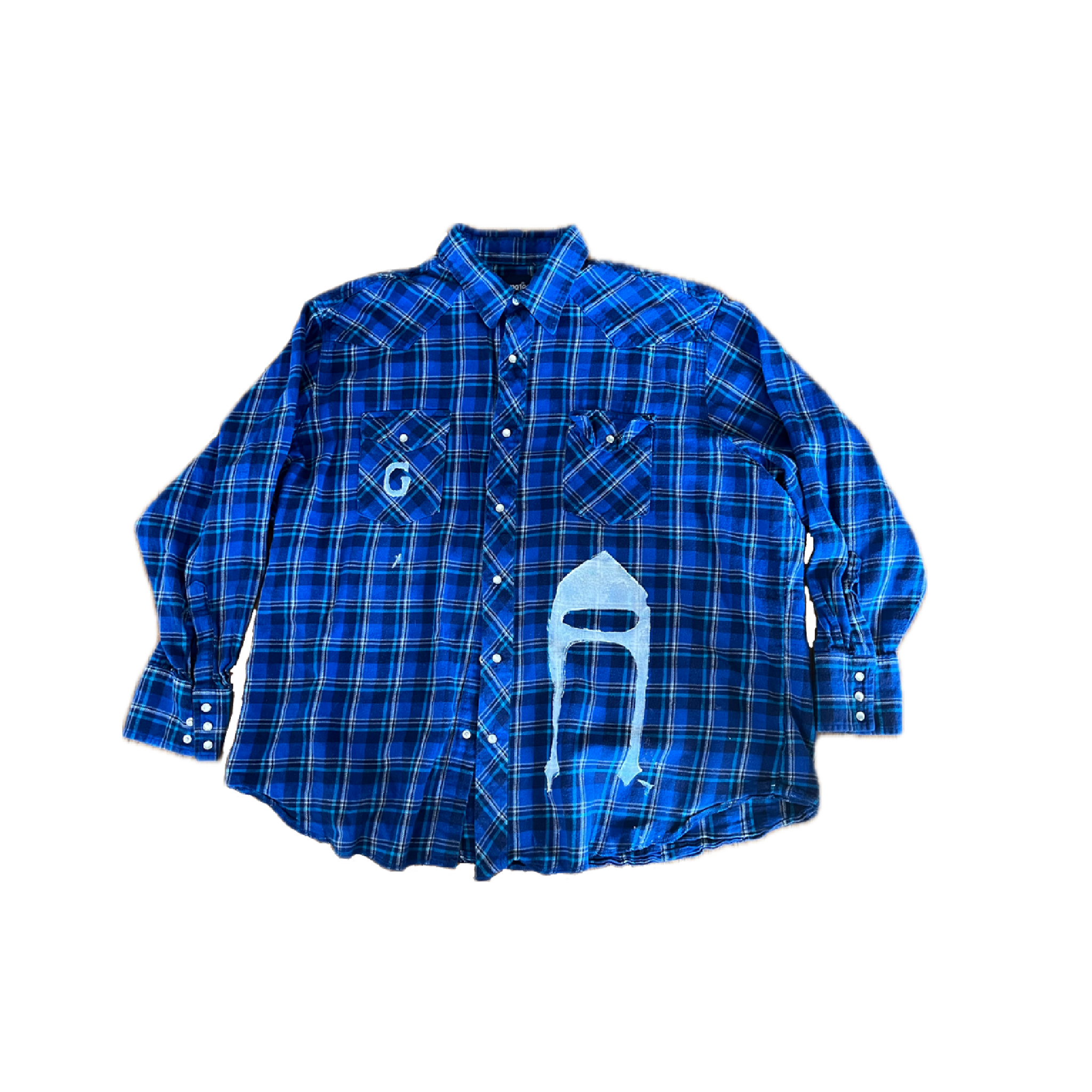 Helmet Flannel (Wrangler Pearl Snap)
