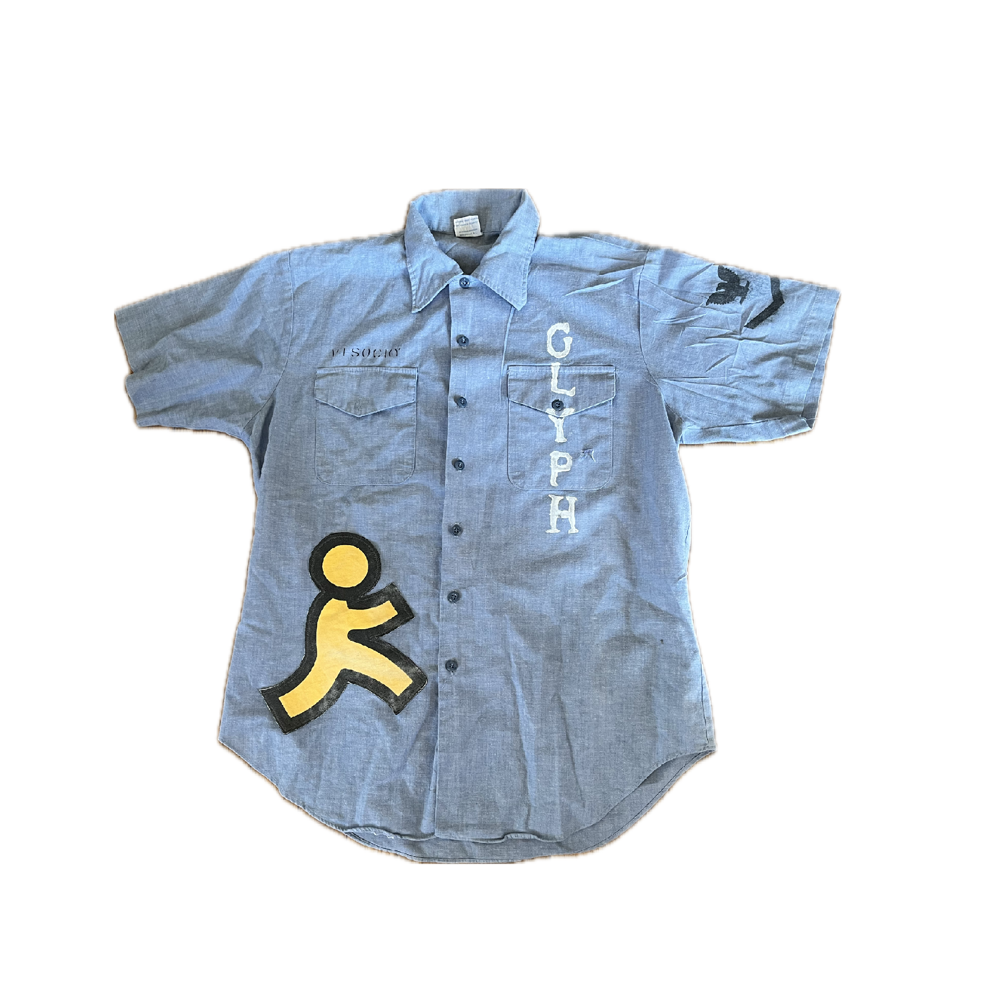 Glyph Chambray (80s Navy)