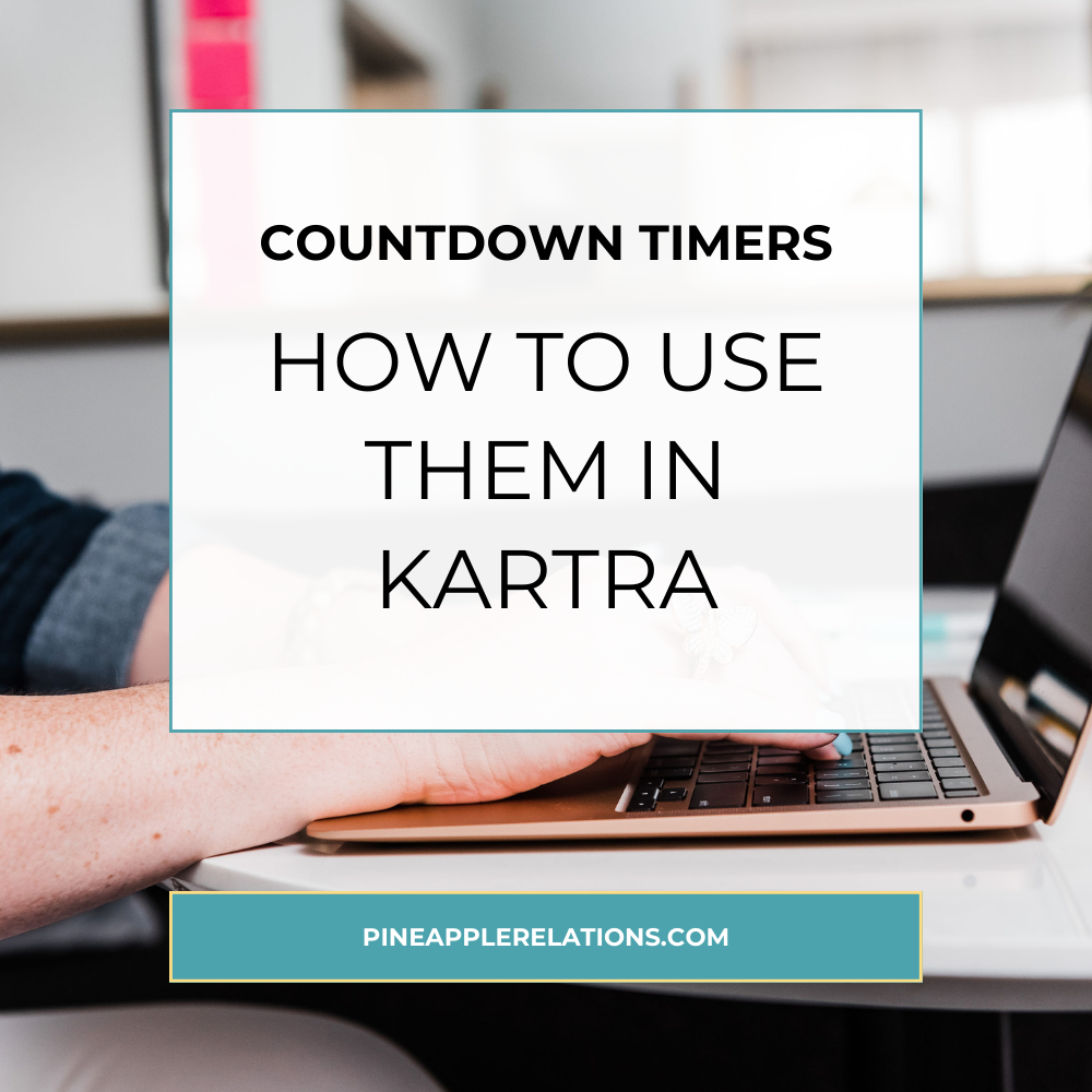 How To Use A Countdown Timer In Kartra