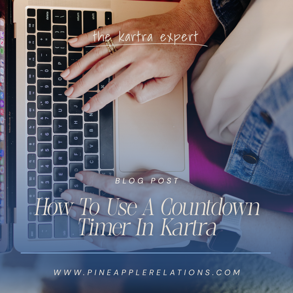 How To Use A Countdown Timer In Kartra