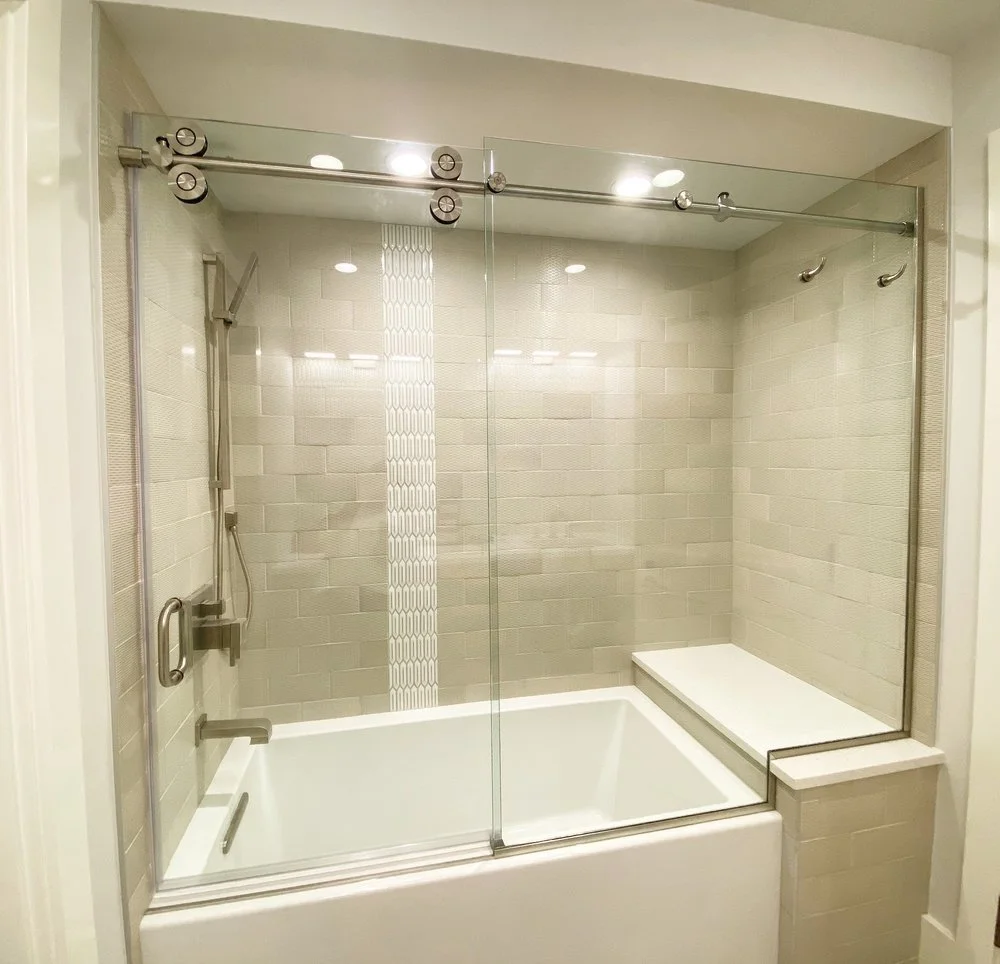Sliding Glass Door on Tub Shower