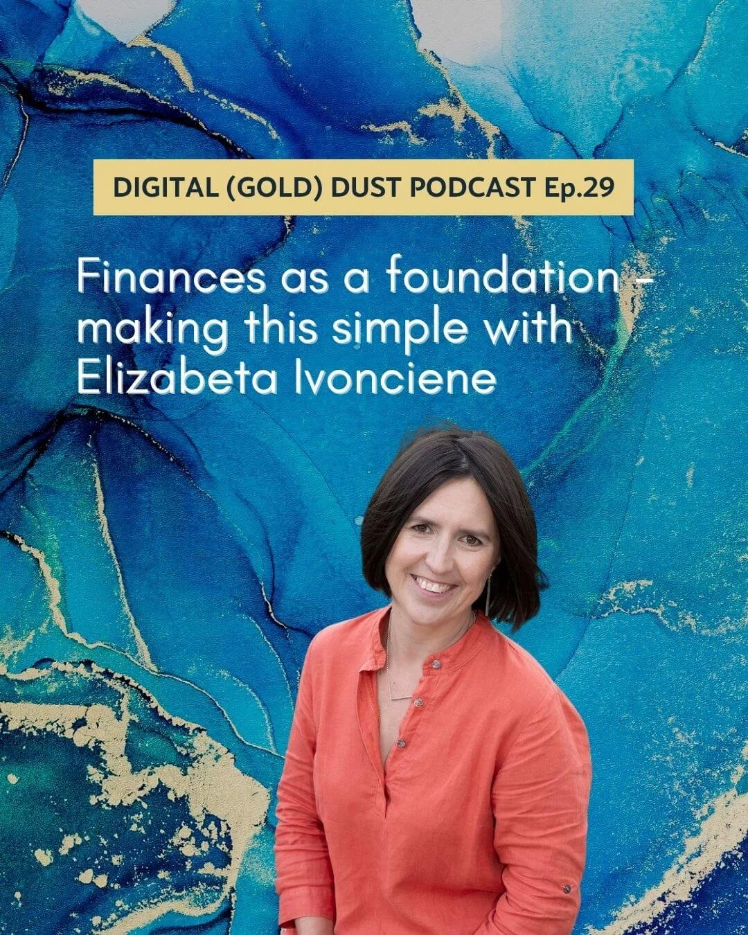Elizabeta, founder of @pieceofcakeaccounting is one of the loveliest business owners I know and she has a very inspiring outlook on building a profitable business from the get go. So we were delighted when she joined us on the Digital (Gold) Dust pod