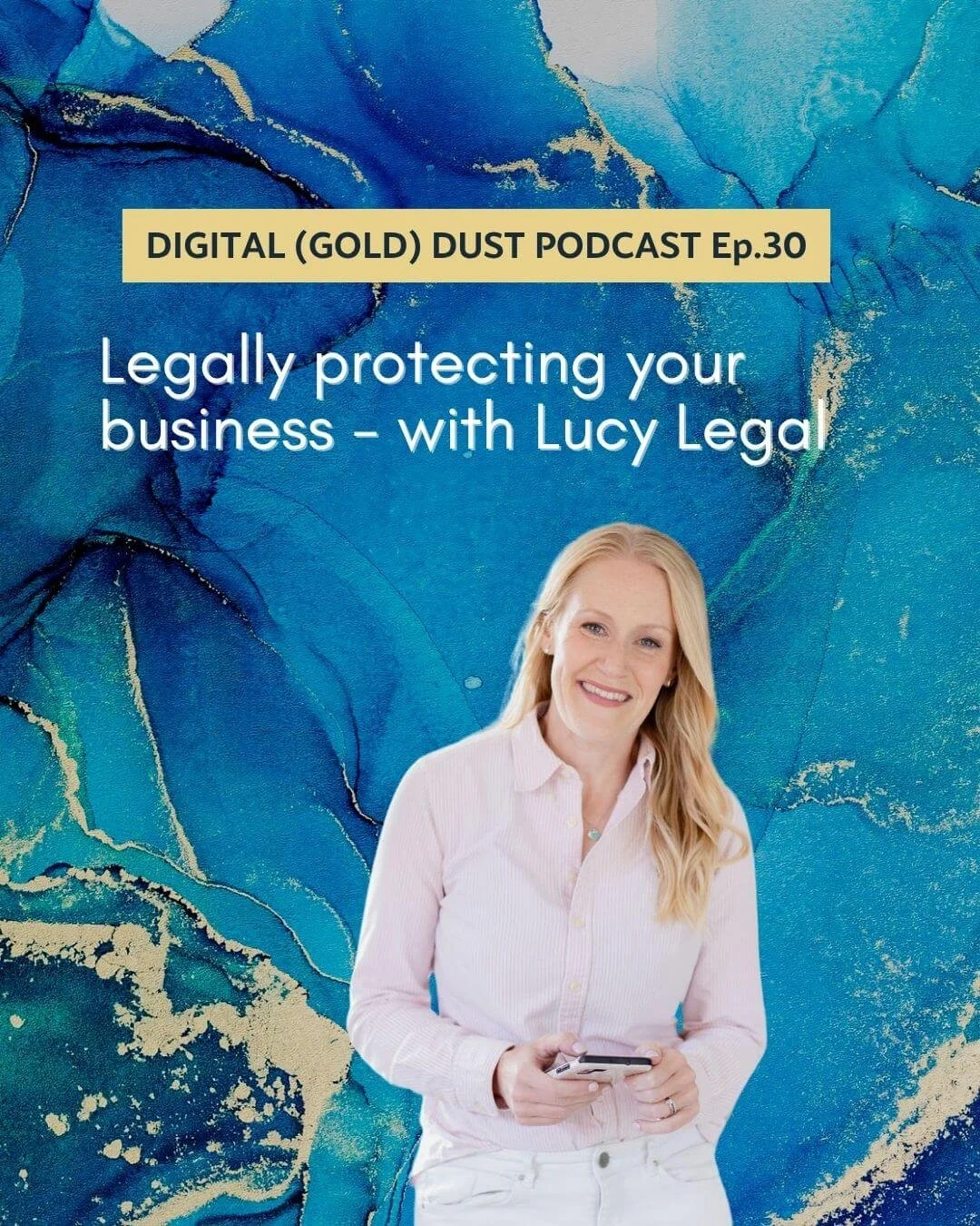 We are chuffed to have the very lovely @lucylegal on the Digital (Gold) Dust podcast this week. Lucy is known for making the legal &quot;stuff&quot; less daunting, and dare we say it, even fun (have you seen Lucy's summer promotions? 🦄🍦🧁)

We get 