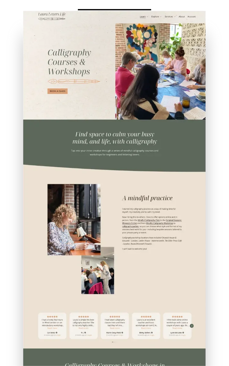 squarespace-calligraphy-website-design-laura-letters-life.webp