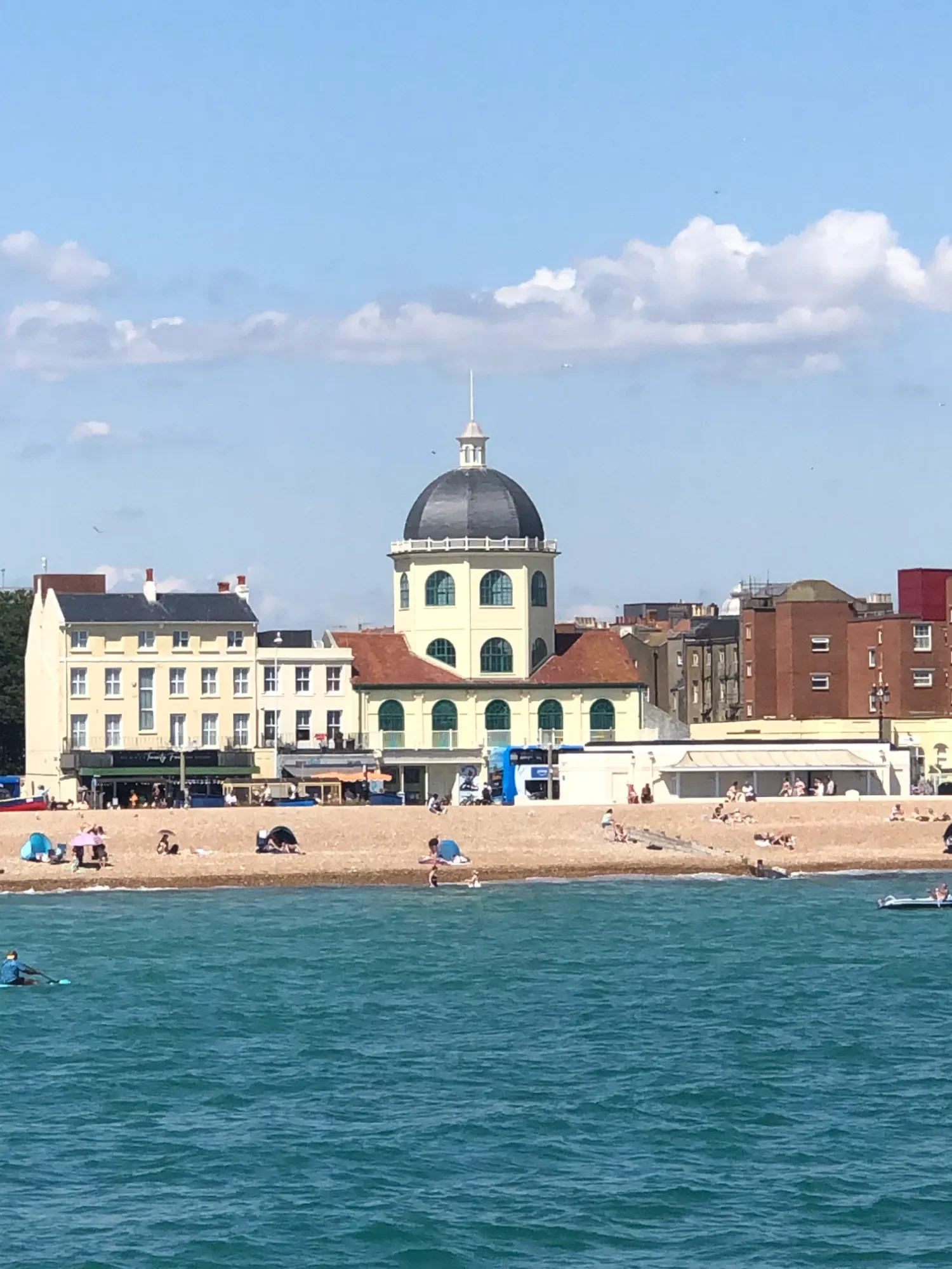 View of Dome Cinema, Worthing from the pier