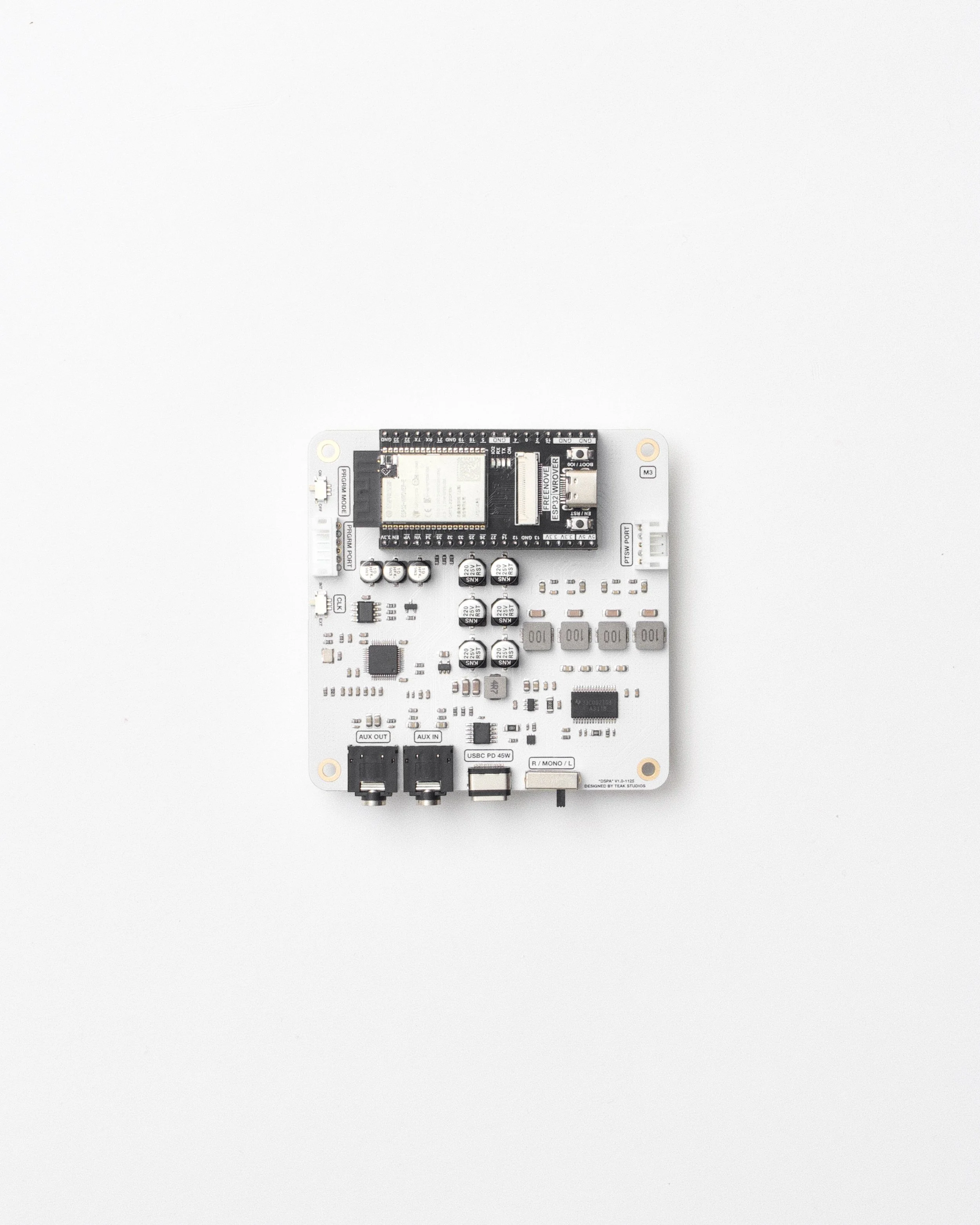 ESP32 module installed