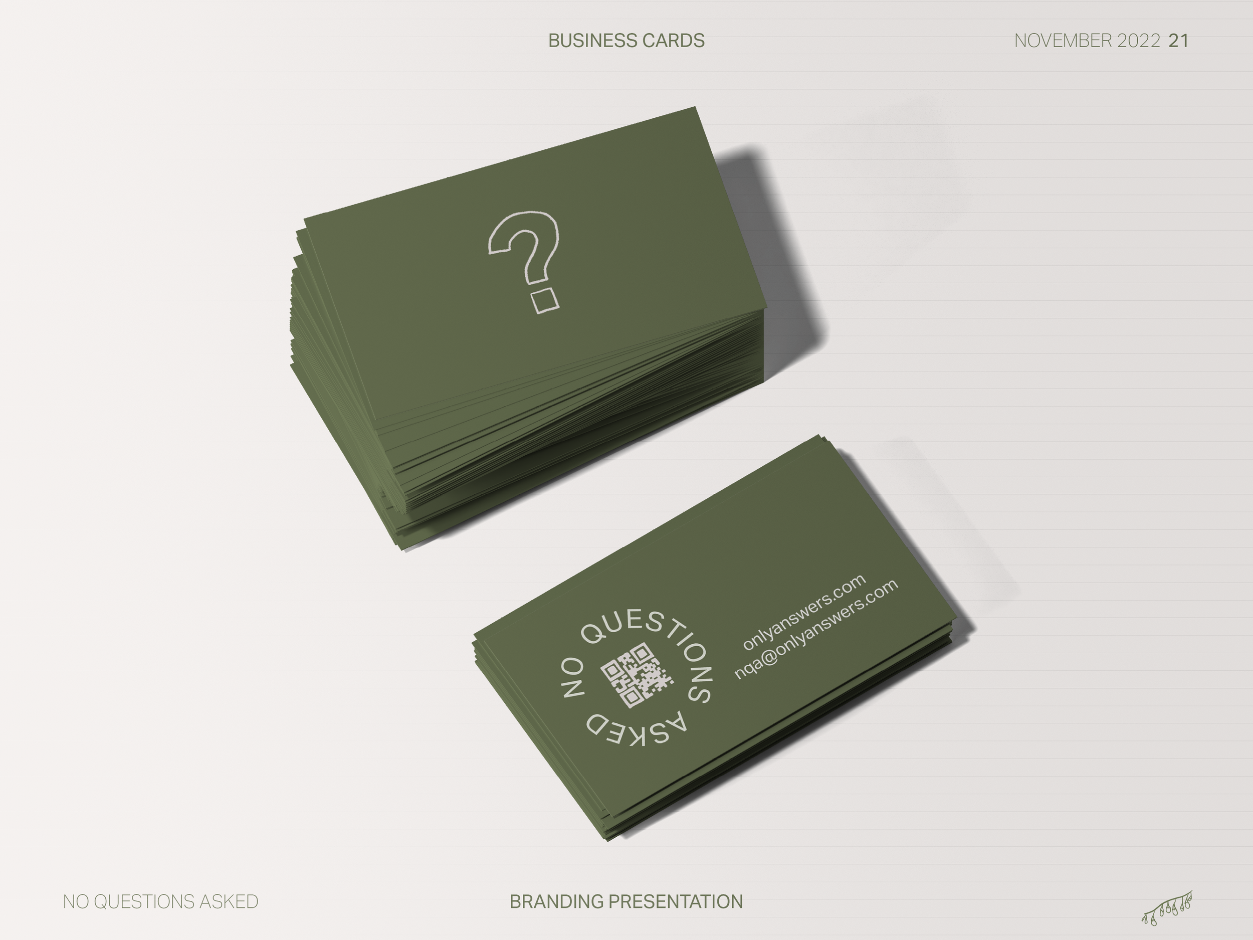 Business Cards
Mock-up