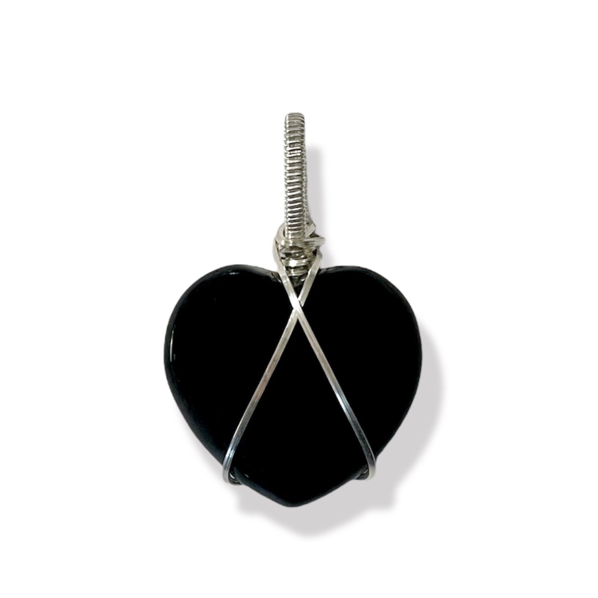 Obsidian Heart Pendant