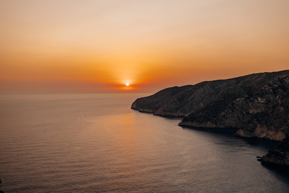 Sunset from Michalis Tavern