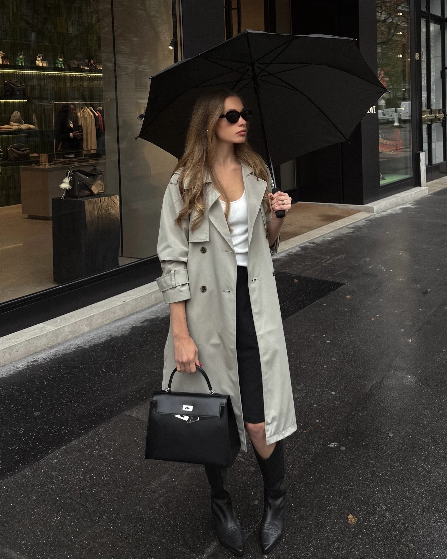 rainy day and shopping along the right bank