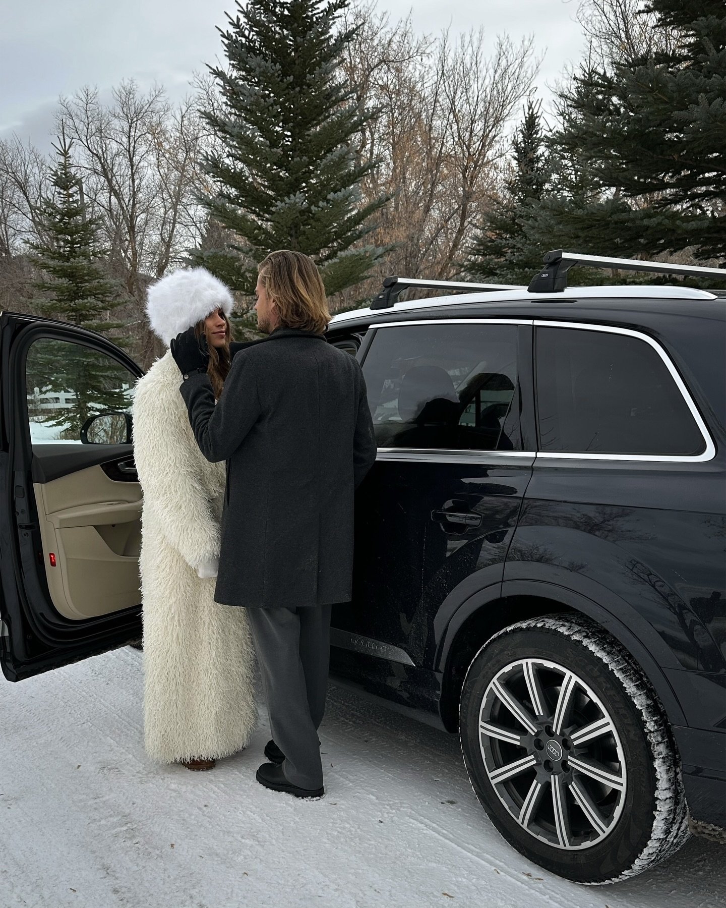 this time last year, in the snow