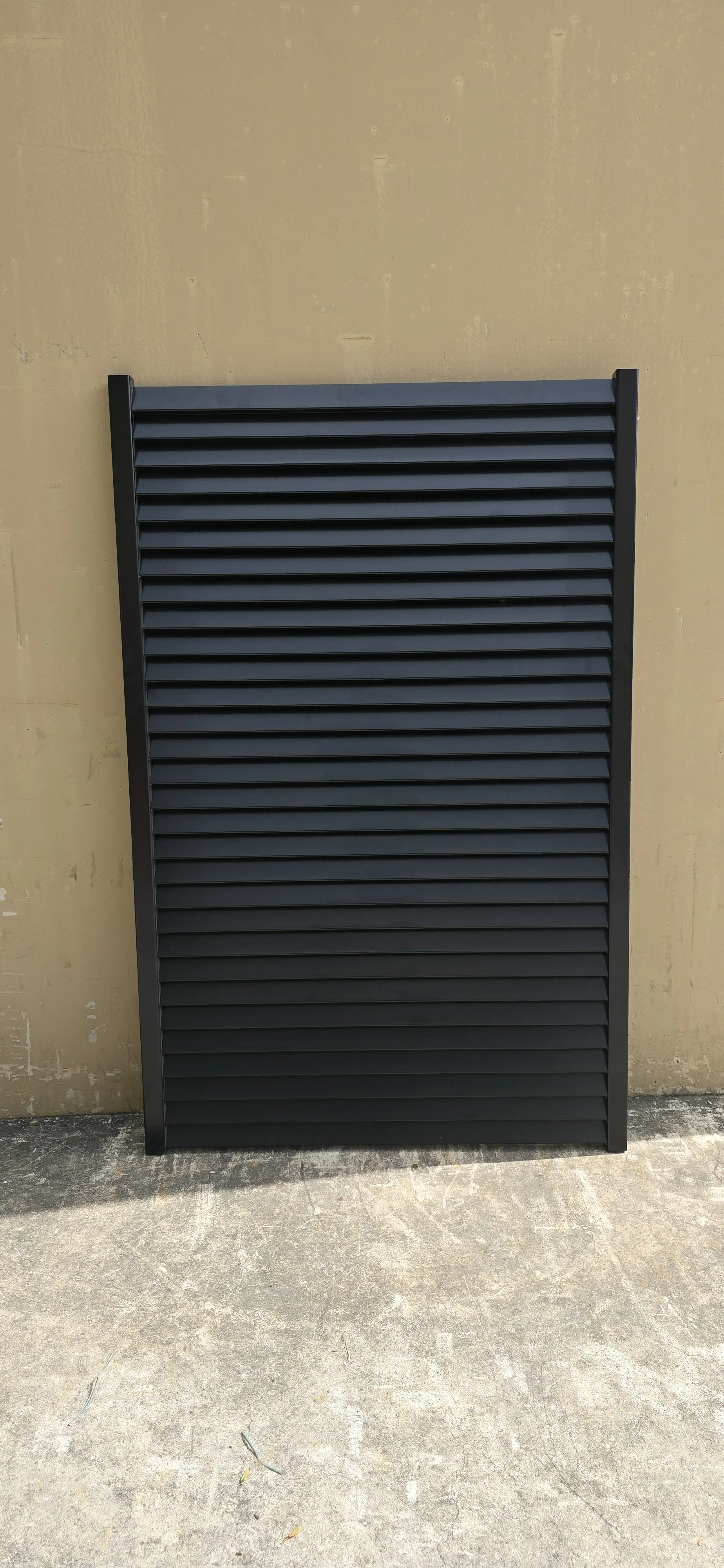 Louvered Slate Fence