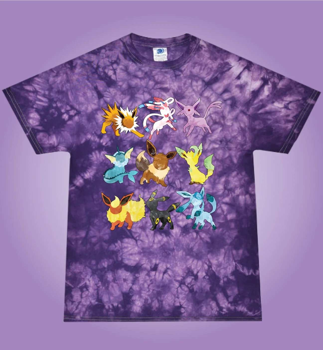 Eeveelutions Tie Dye Shirt