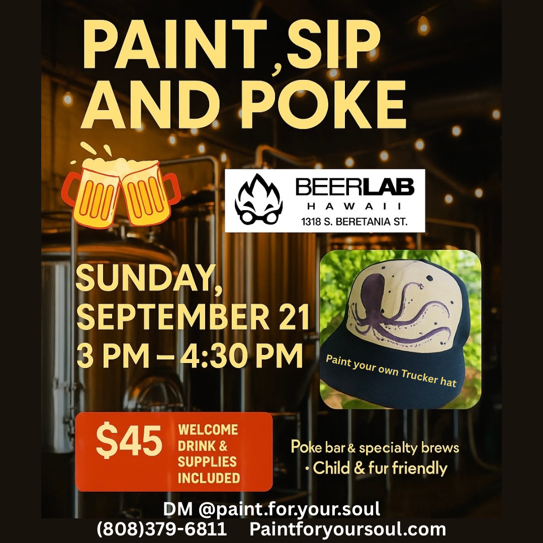 Paint & Sip Create your own Shade (trucker hat)