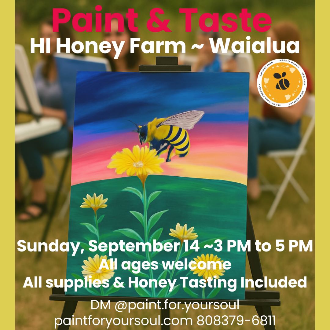 Paint & Taste Bee sipin on Nectar