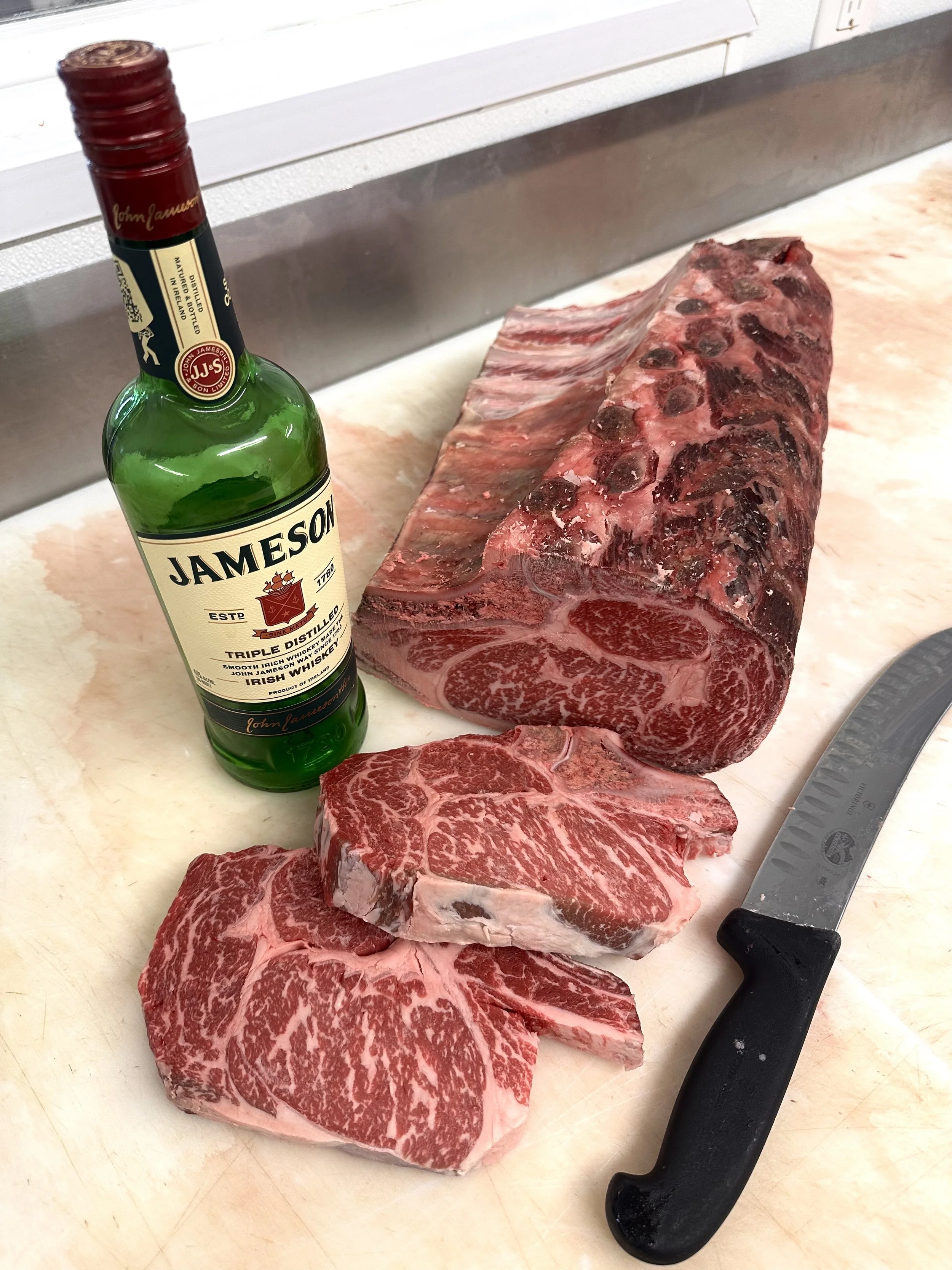Whiskey Dry Aged Ribeyes
