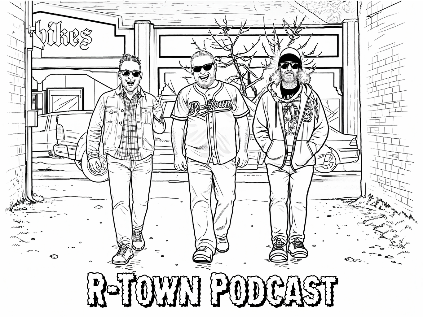 R-Town Coloring Pages #1
