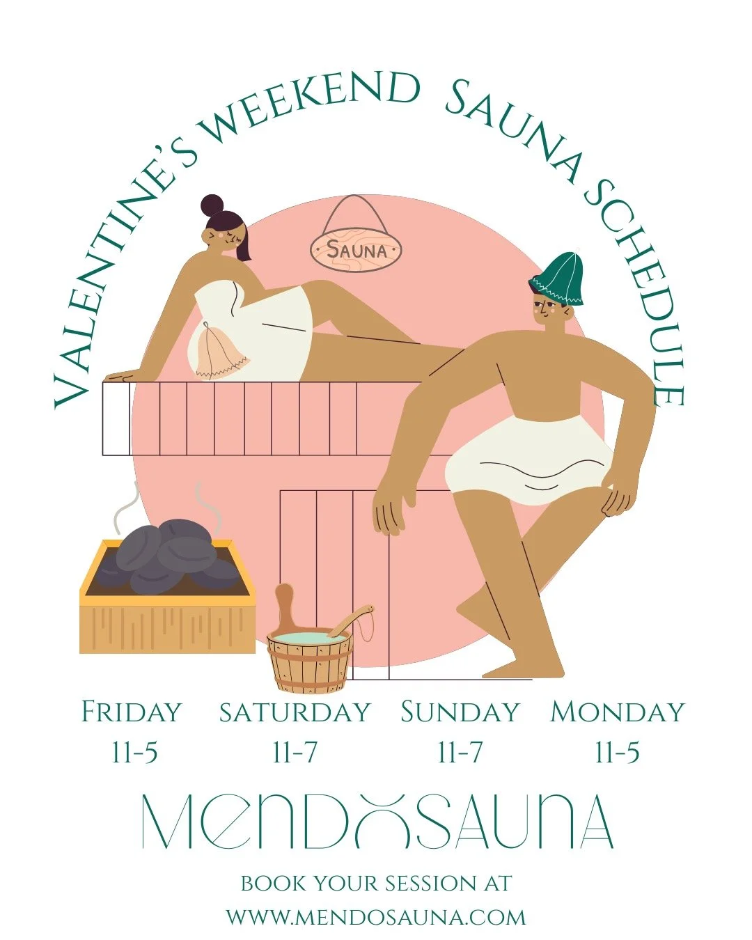 We opened the sauna for some extra sessions for this long weekend!. Come warm up, relax, and treat yourself, or a loved one to a sauna!