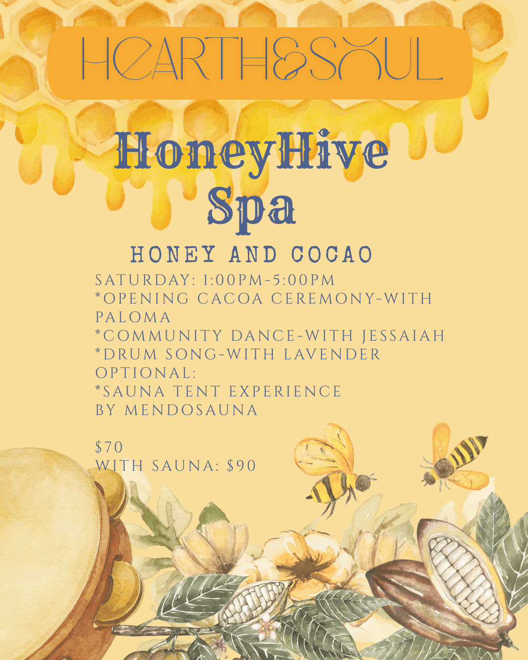 A Saturday afternoon that is Sweet and Rich like Honey and Chocolate. With Sauna