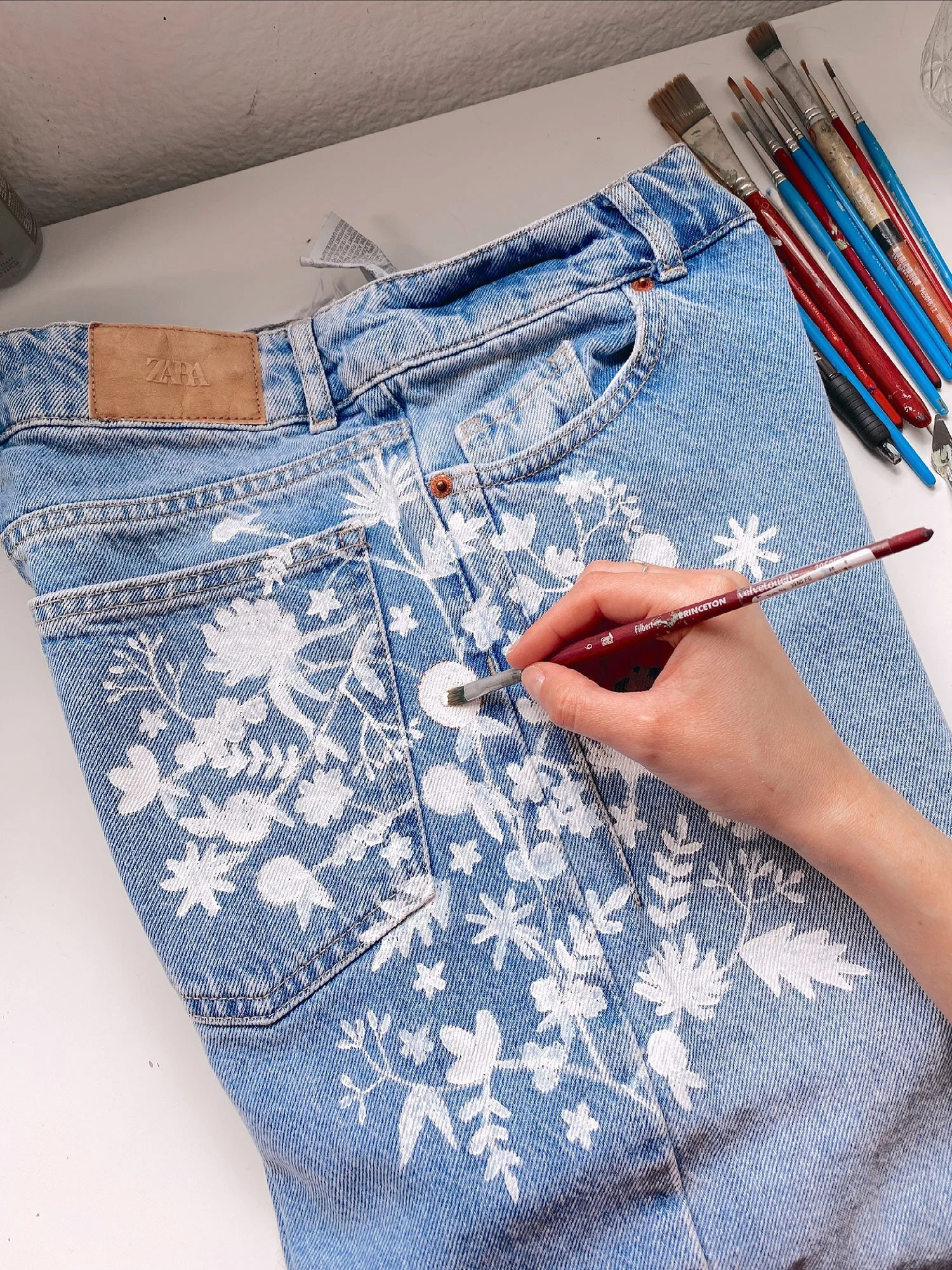 Denim Painting 101 How to Fix Mistakes