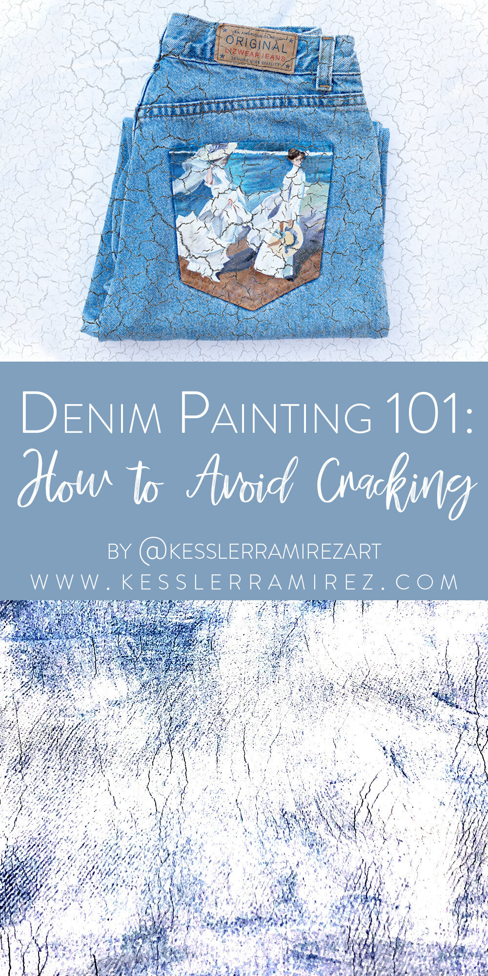 Denim Painting 101: How to Heat-Set — Kessler Elsewhere