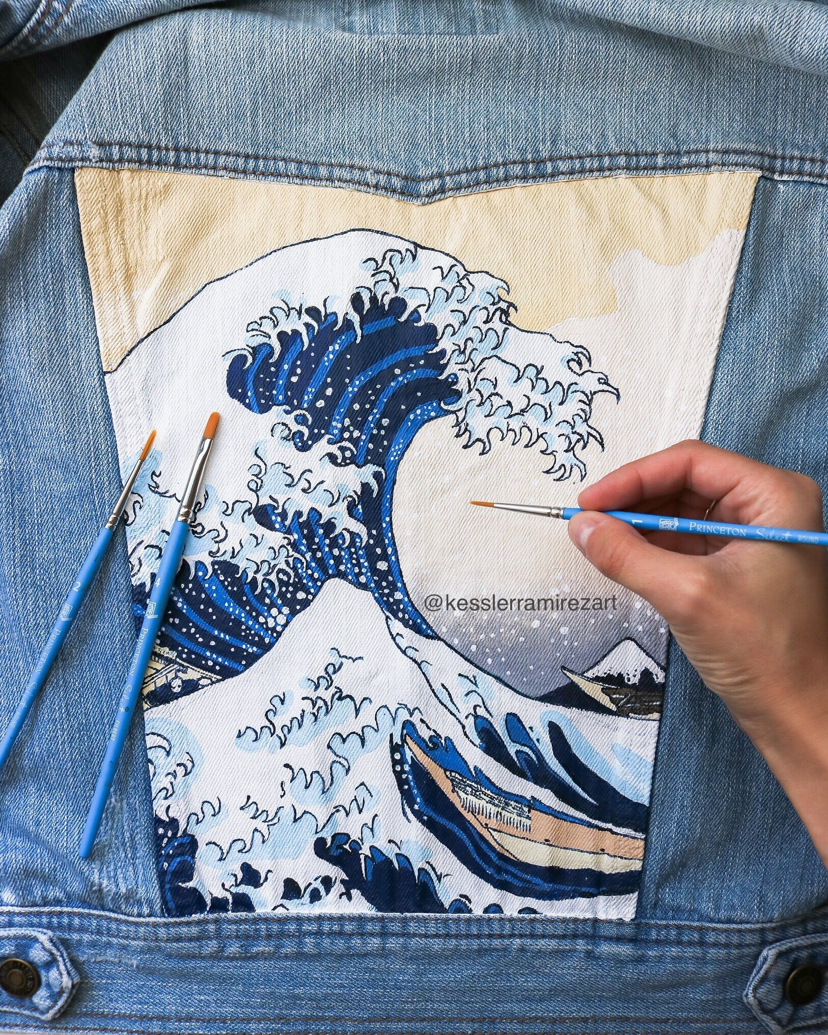 Denim Painting 101: Paint and — Kessler