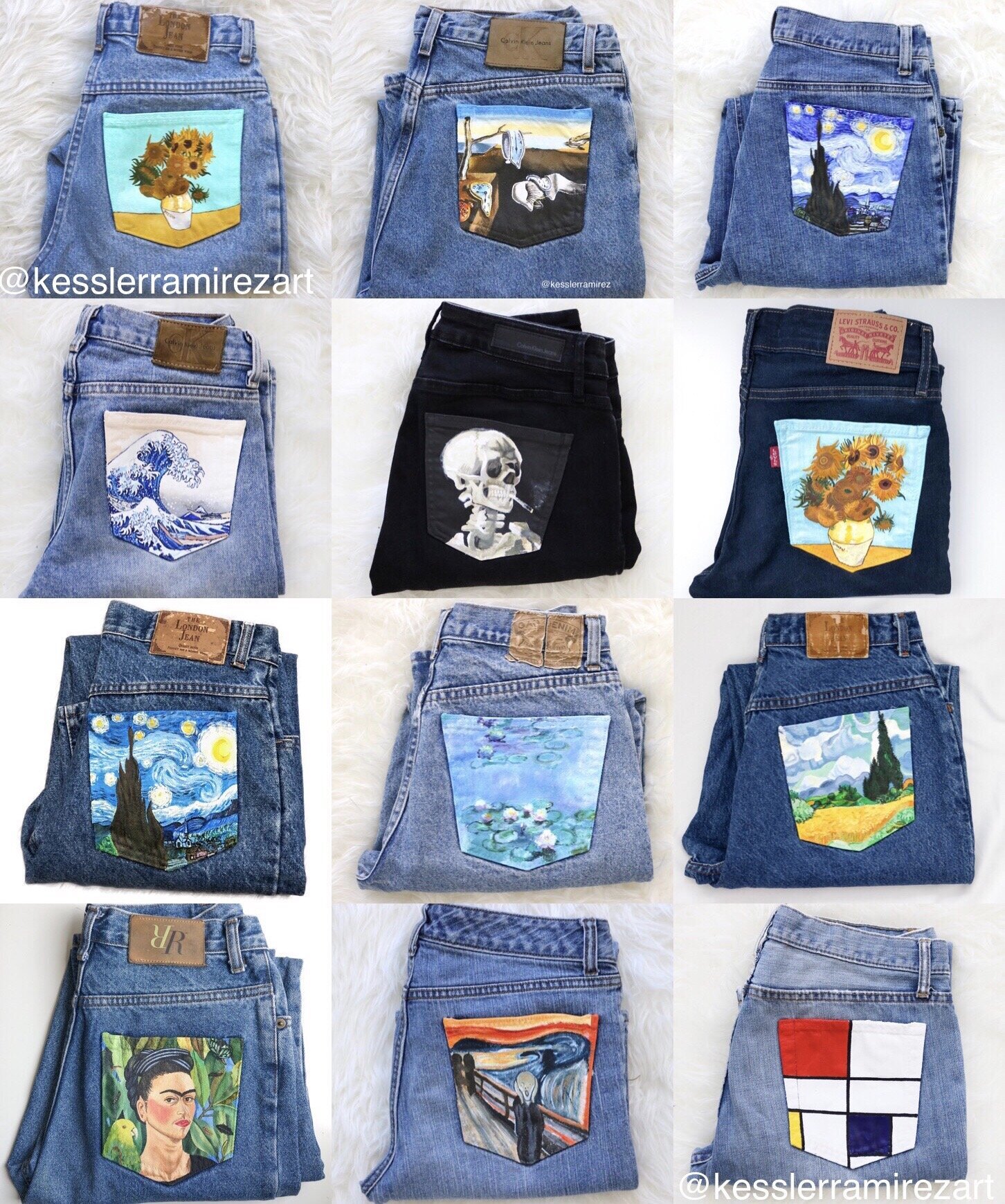How to Paint Denim Jeans and Jackets