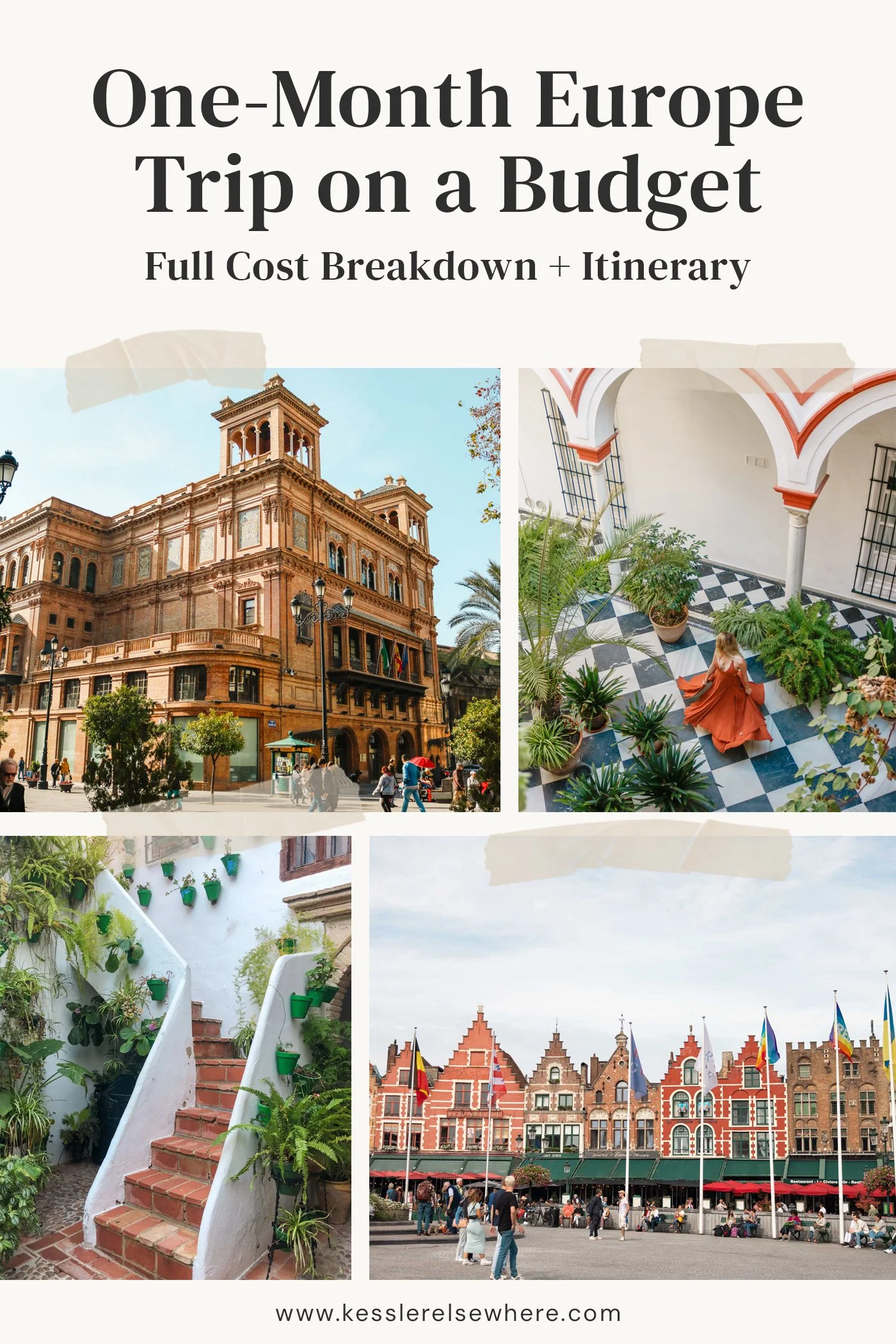 One-Month Europe Trip on a Budget: Cost Breakdown and Itinerary