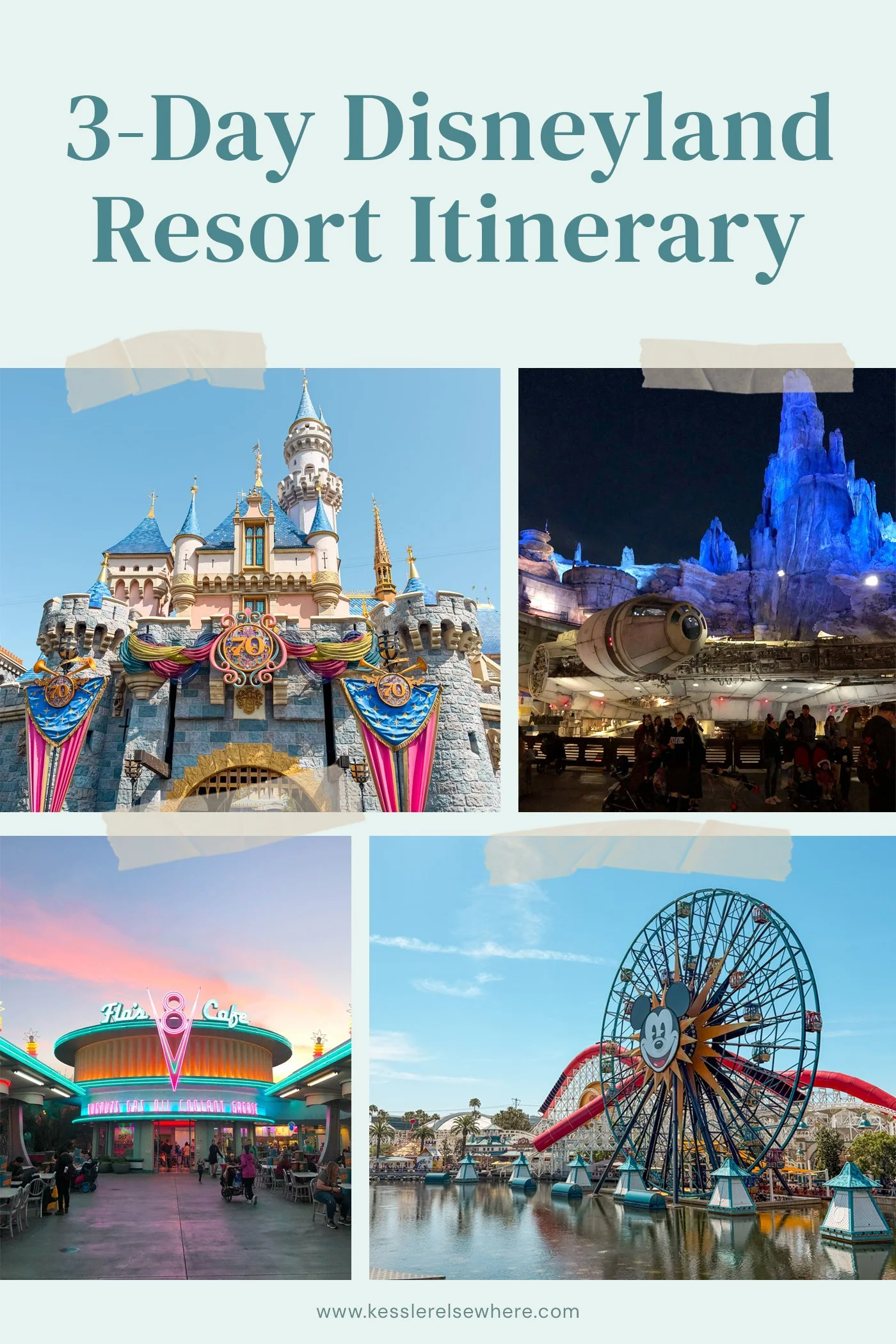 3-Day Disneyland Itinerary (With &amp; Without Park Hopper)