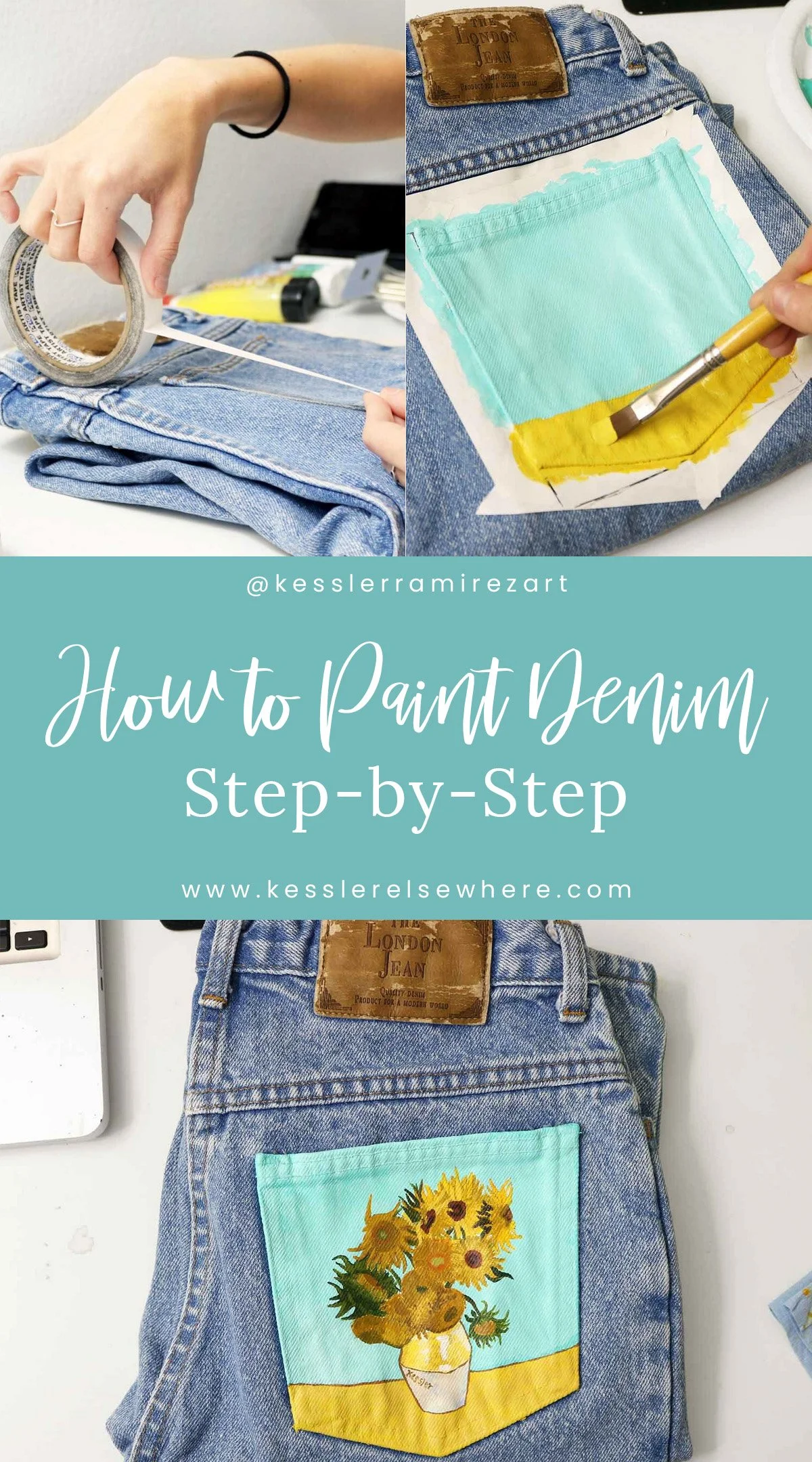 How to Paint Denim Jeans and Jackets (Best Paint, Supplies, and Tips)