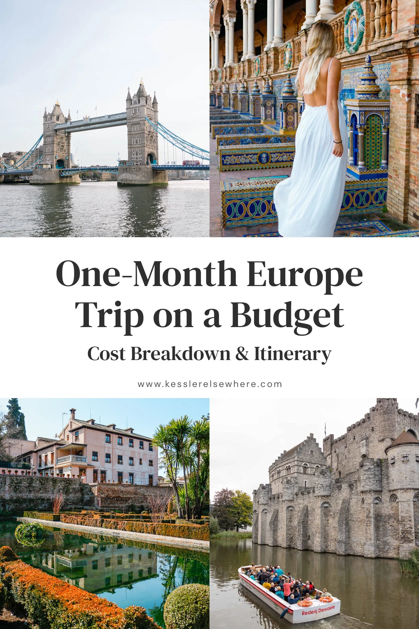 One-Month Europe Trip on a Budget: Cost Breakdown and Itinerary