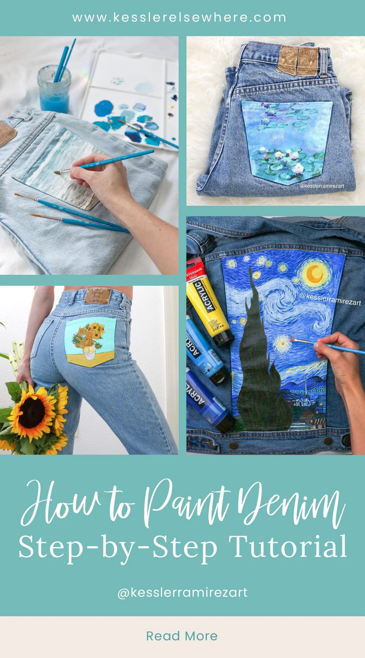 How to Paint Denim Jeans and Jackets (Best Paint, Supplies, and Tips)