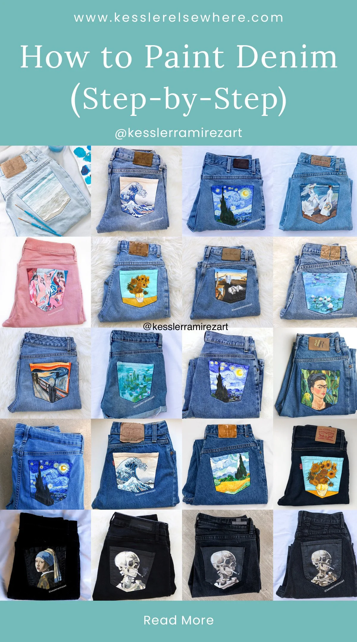 How to Paint Denim Jeans and Jackets (Best Paint, Supplies, and Tips)
