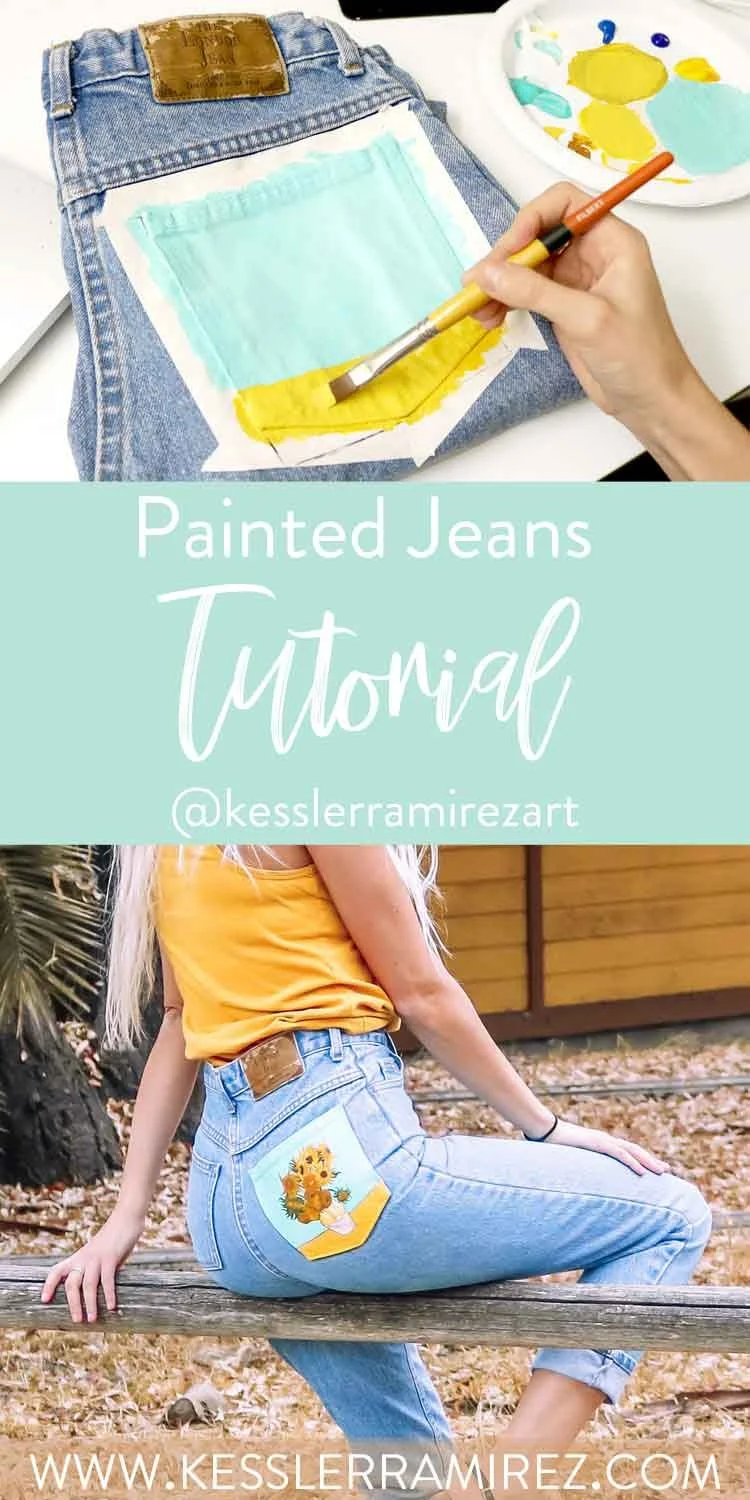 How to Paint Denim Jeans and Jackets (Best Paint, Supplies, and Tips)