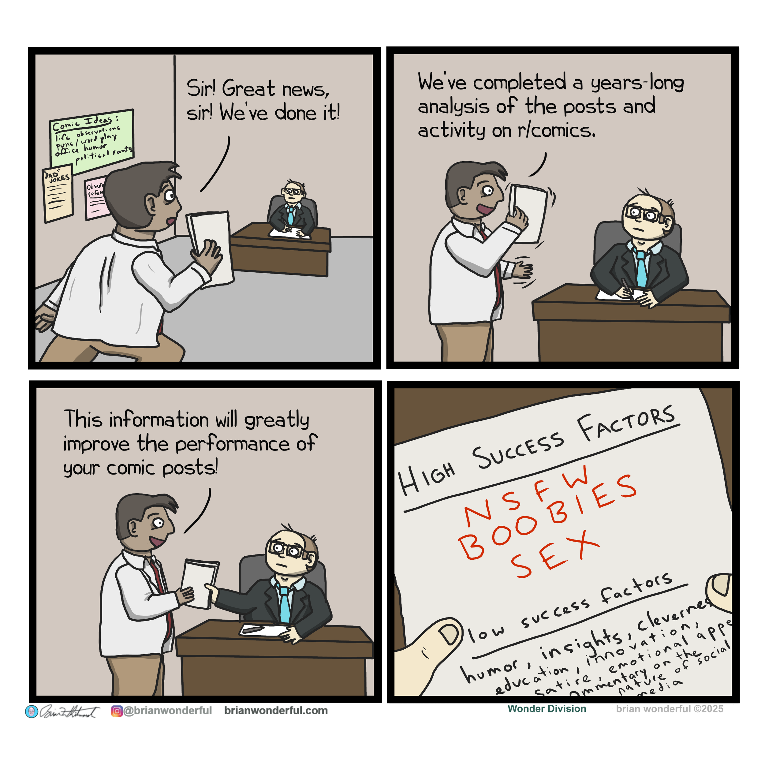 Comics Posting Success