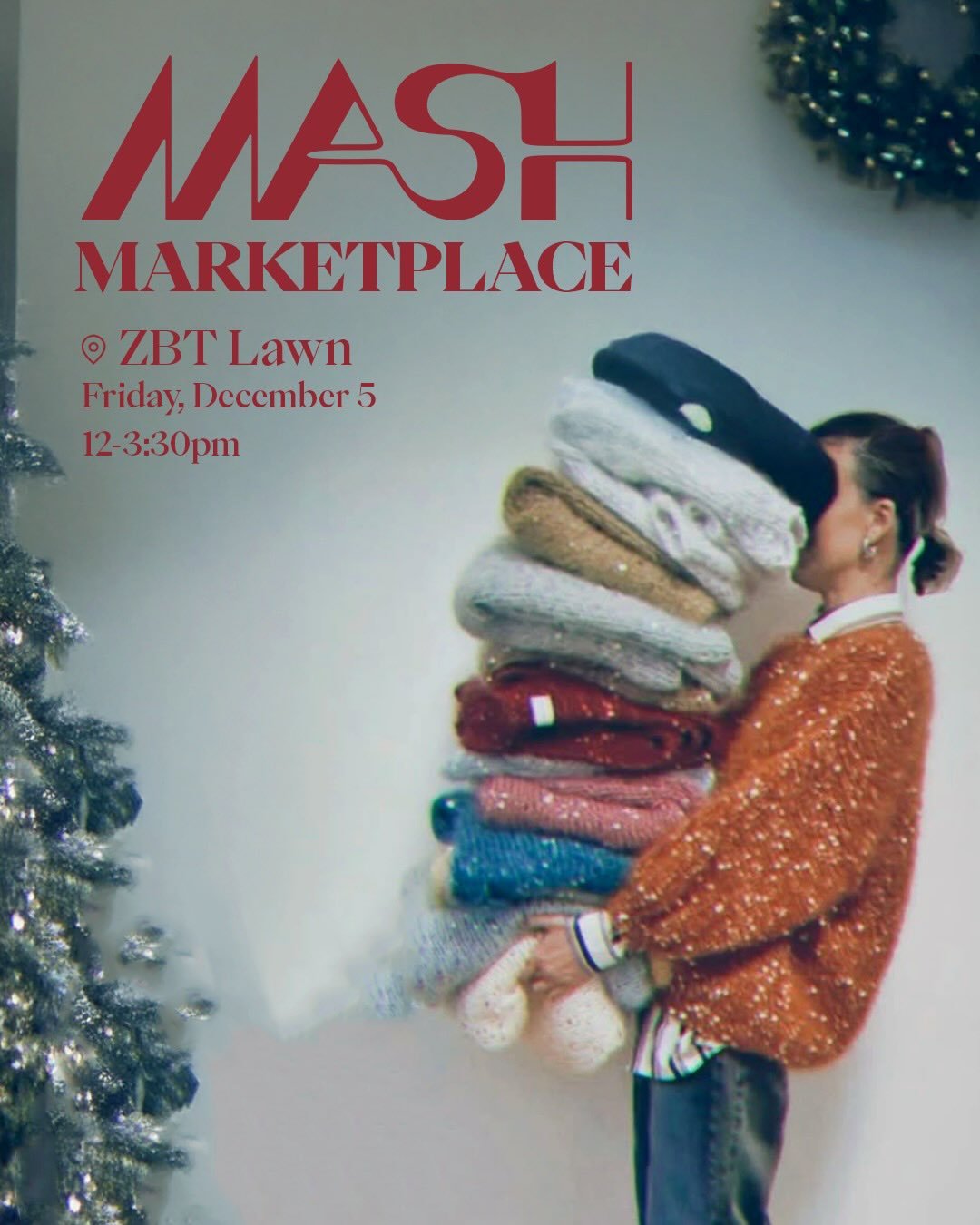 Come get your holiday shopping done at MASH Marketplace this Friday 🛍️🎁