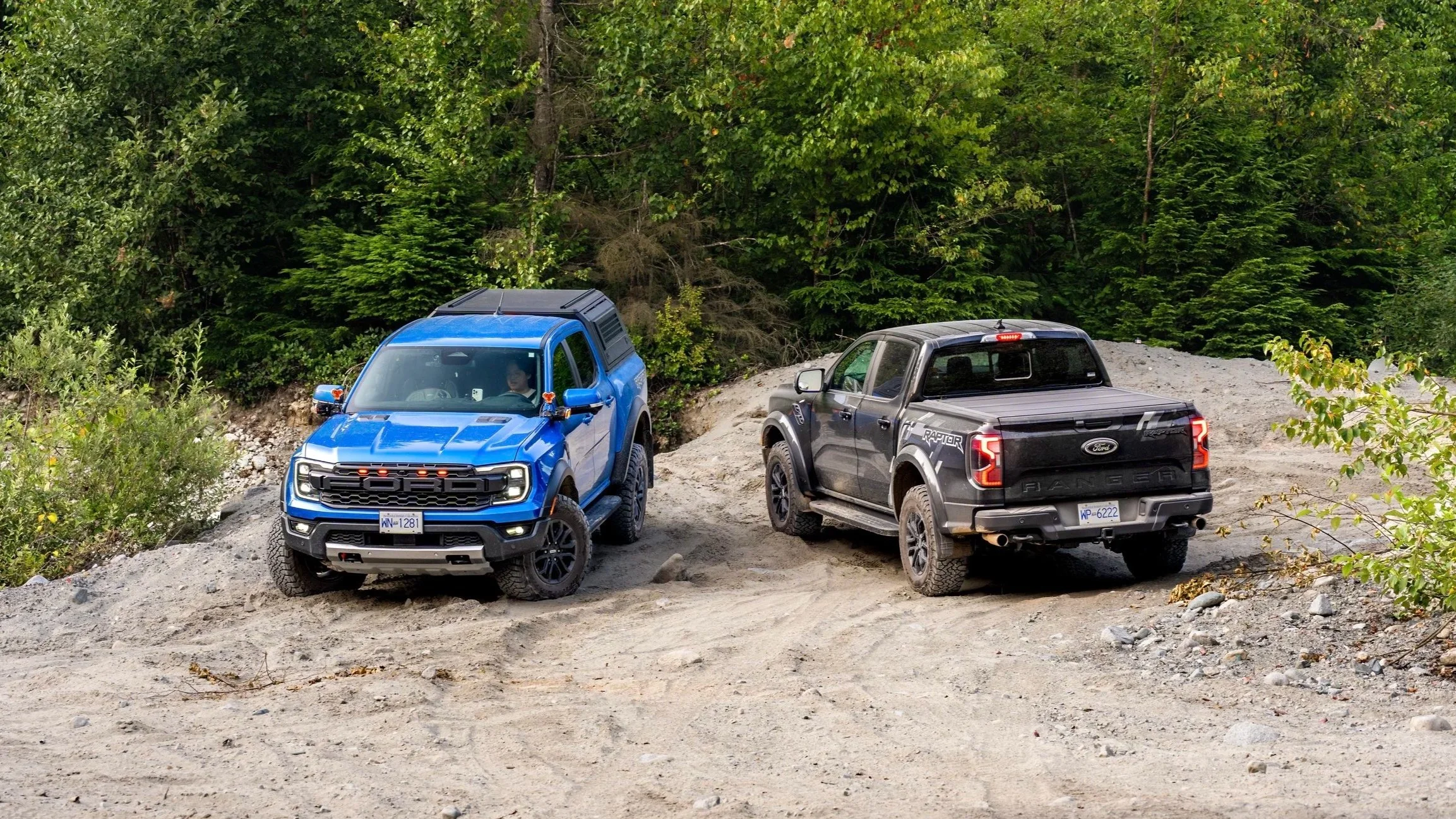 Ford Ranger Raptor on Offroad Trail